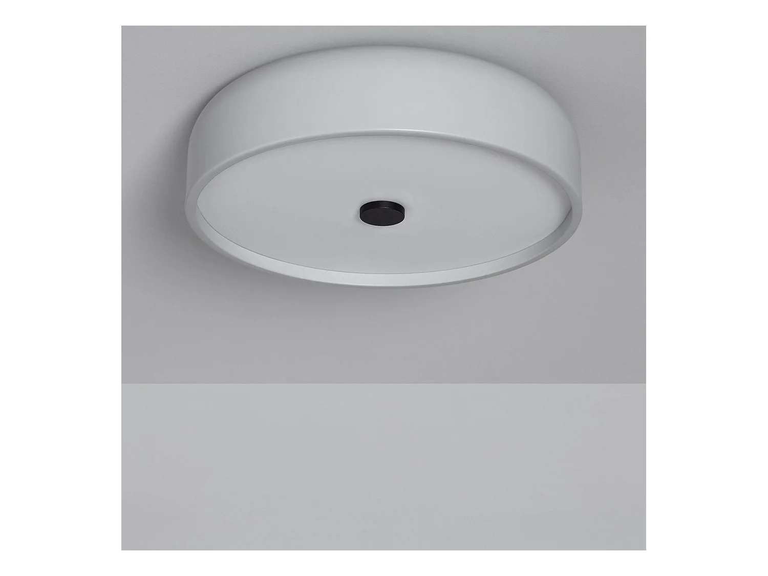 Plafón LED 24W Metal Ø350 mm CCT Seleccionable Eyelight Gris