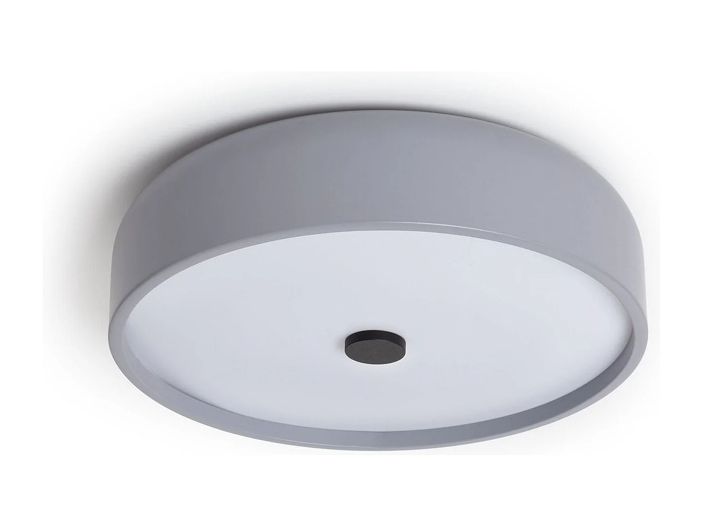 Plafoniera LED 24W Metallo Ø350 mm CCT Selezionabile Eyelight Grigio Scuro