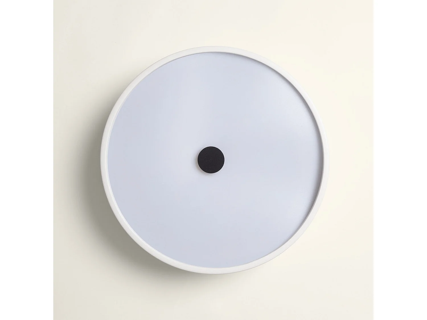 Plafonnier LED Rond Métal 24W CCT Sélectionnable Eyelight Ø350 mm Blanc