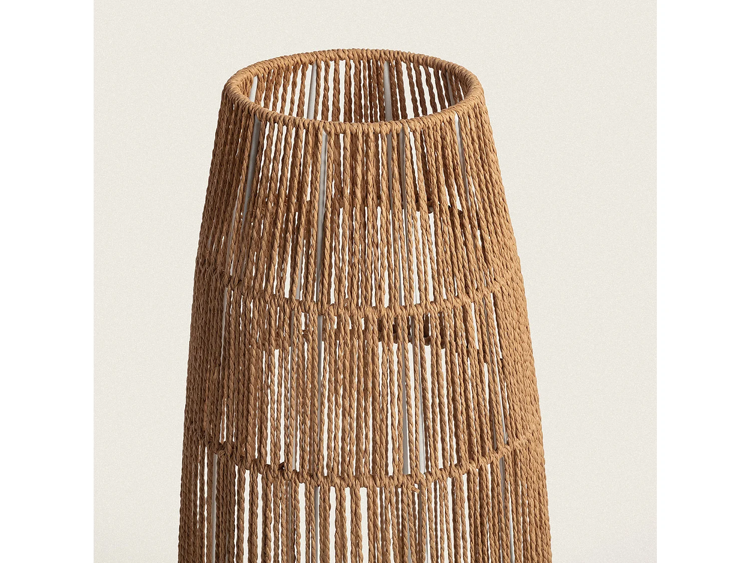 Lampadaire Papier Tressé Satie Naturel