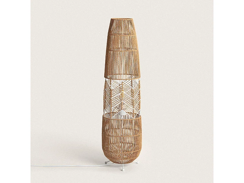 Lampadaire Papier Tressé Satie Naturel