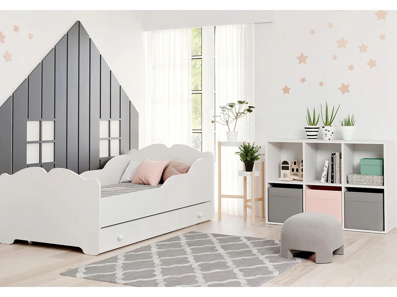 Vitrine LONI SC80 80x120x30 Blanc