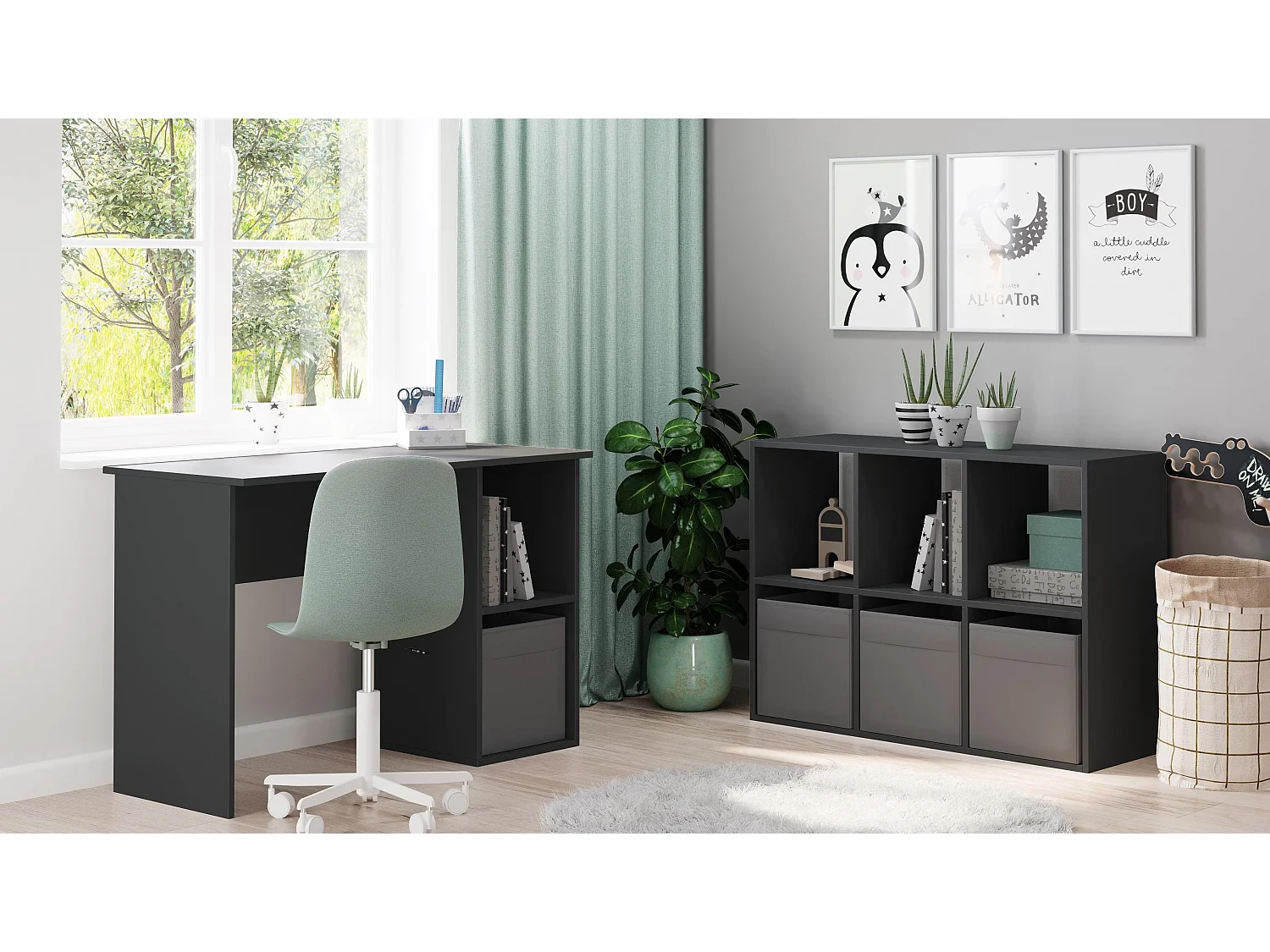 Vitrina LONI SC80 80x120x30 Gris