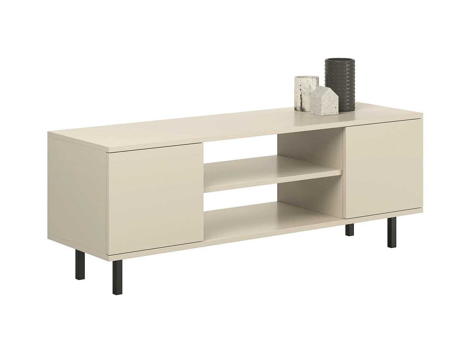 Meuble Tv FOCUS RTV155 2D 155x40x48 Clair naturel
