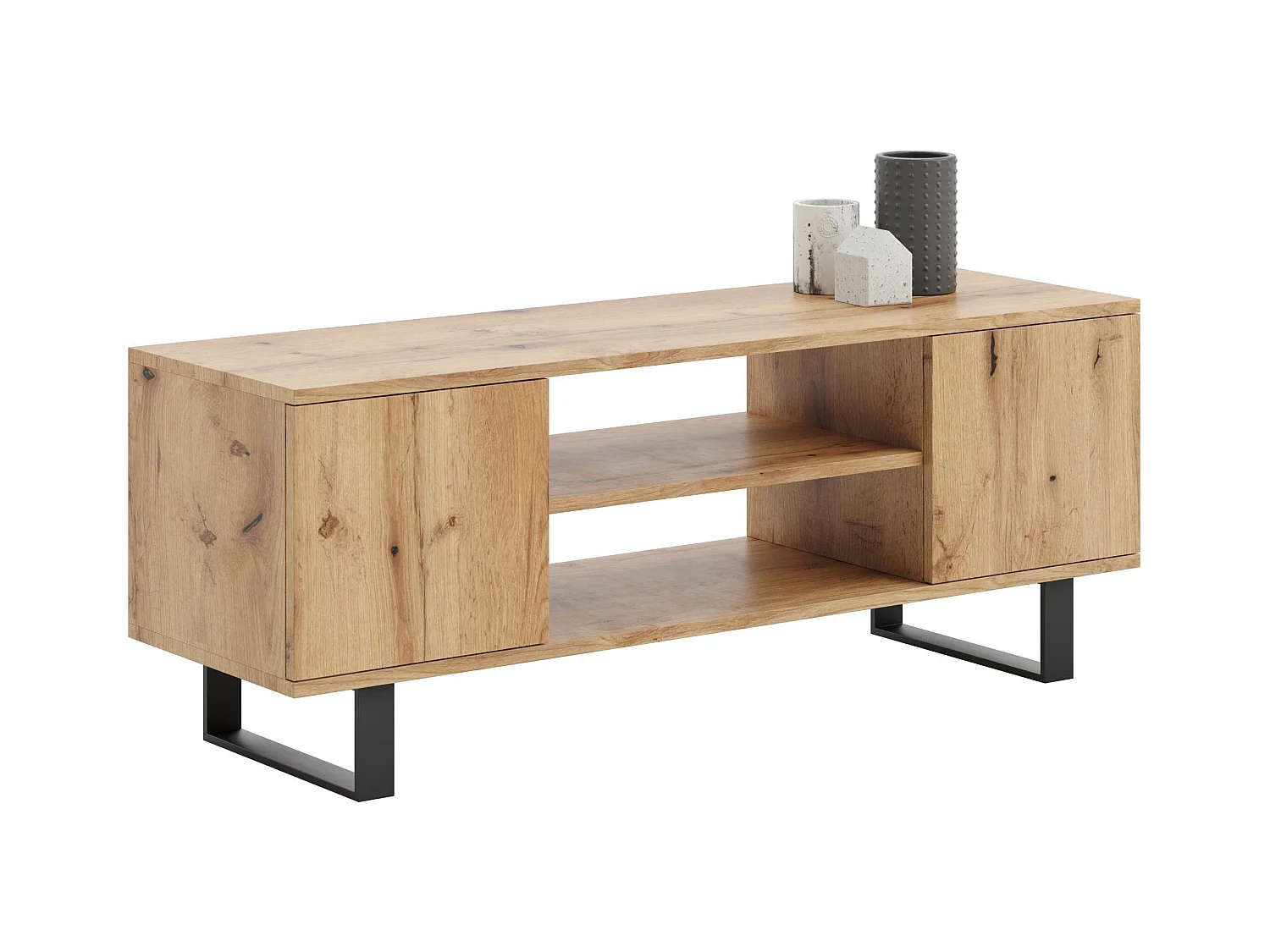 Tv Meubel FOCUS RTV155 2D 155x40x48 Natuurlijk