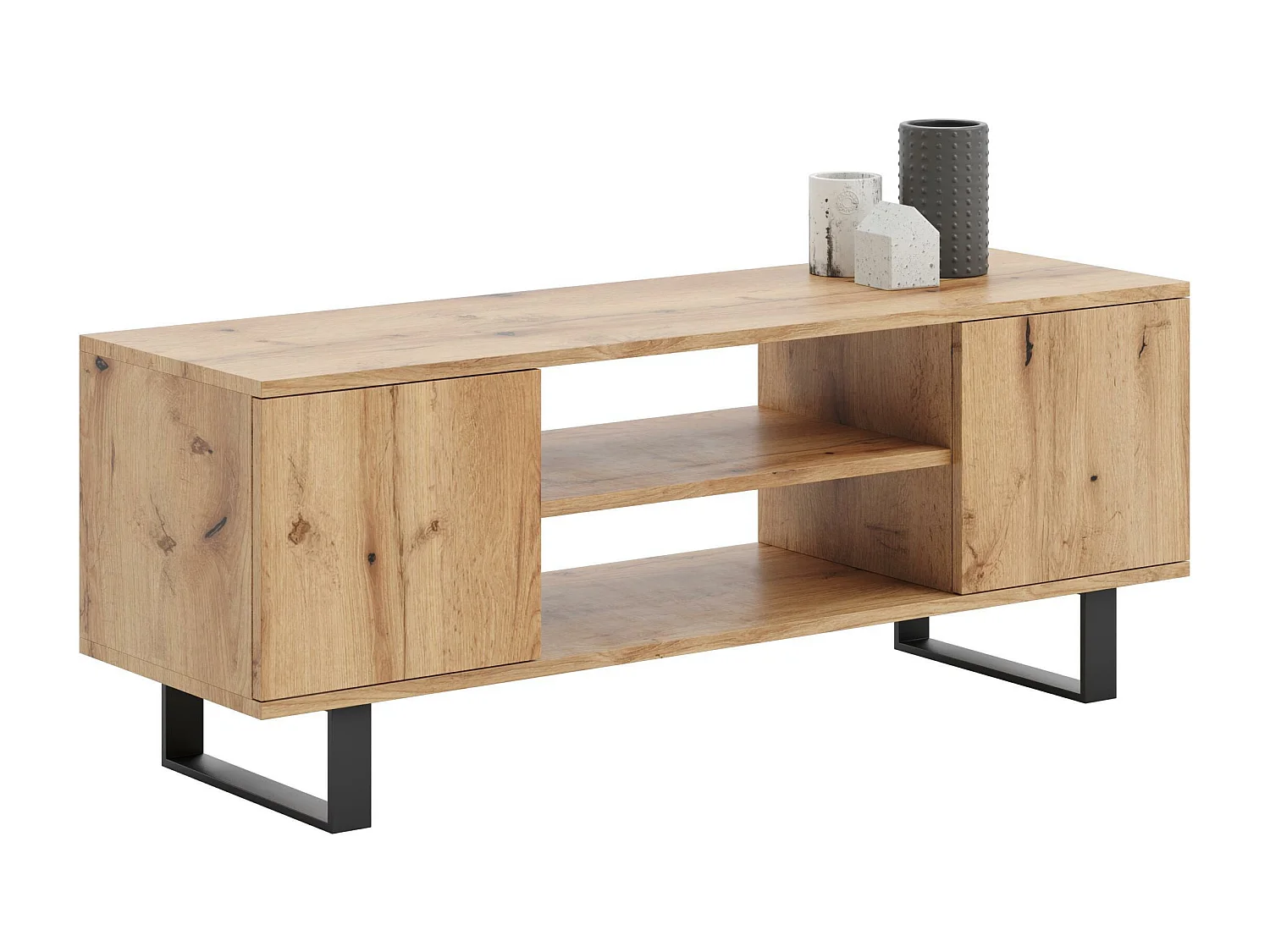 Meuble Tv FOCUS RTV155 2D 155x40x48 Naturel