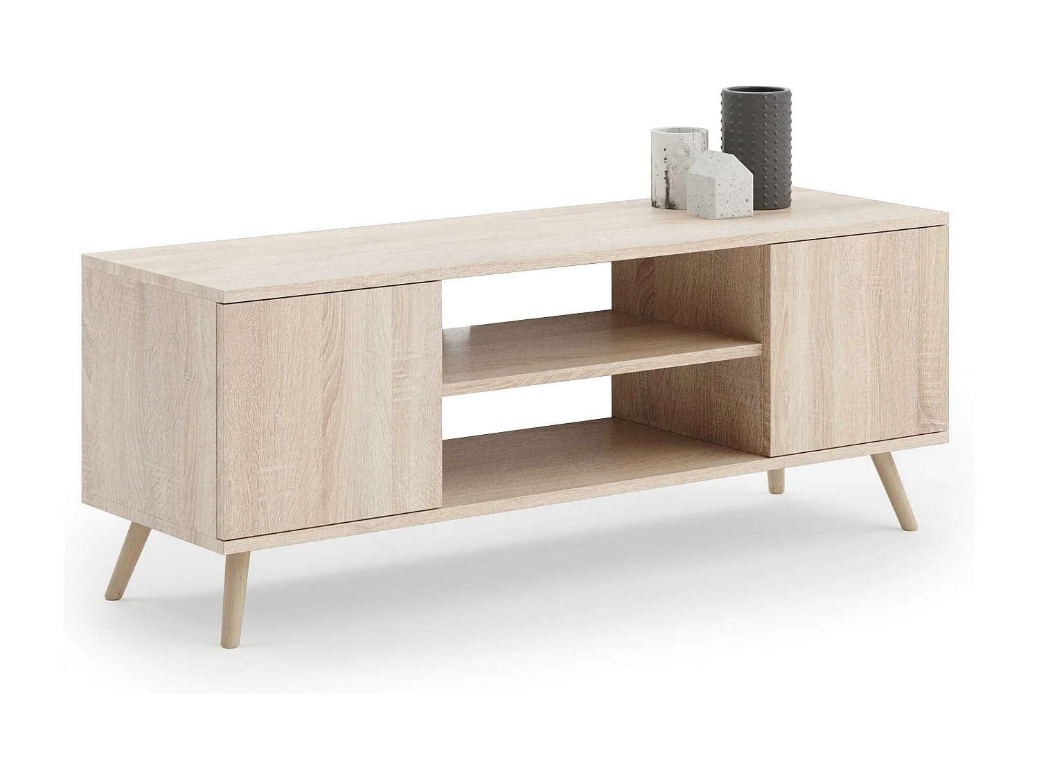 Movel Tv FOCUS RTV155 2D 155x40x48 Bege