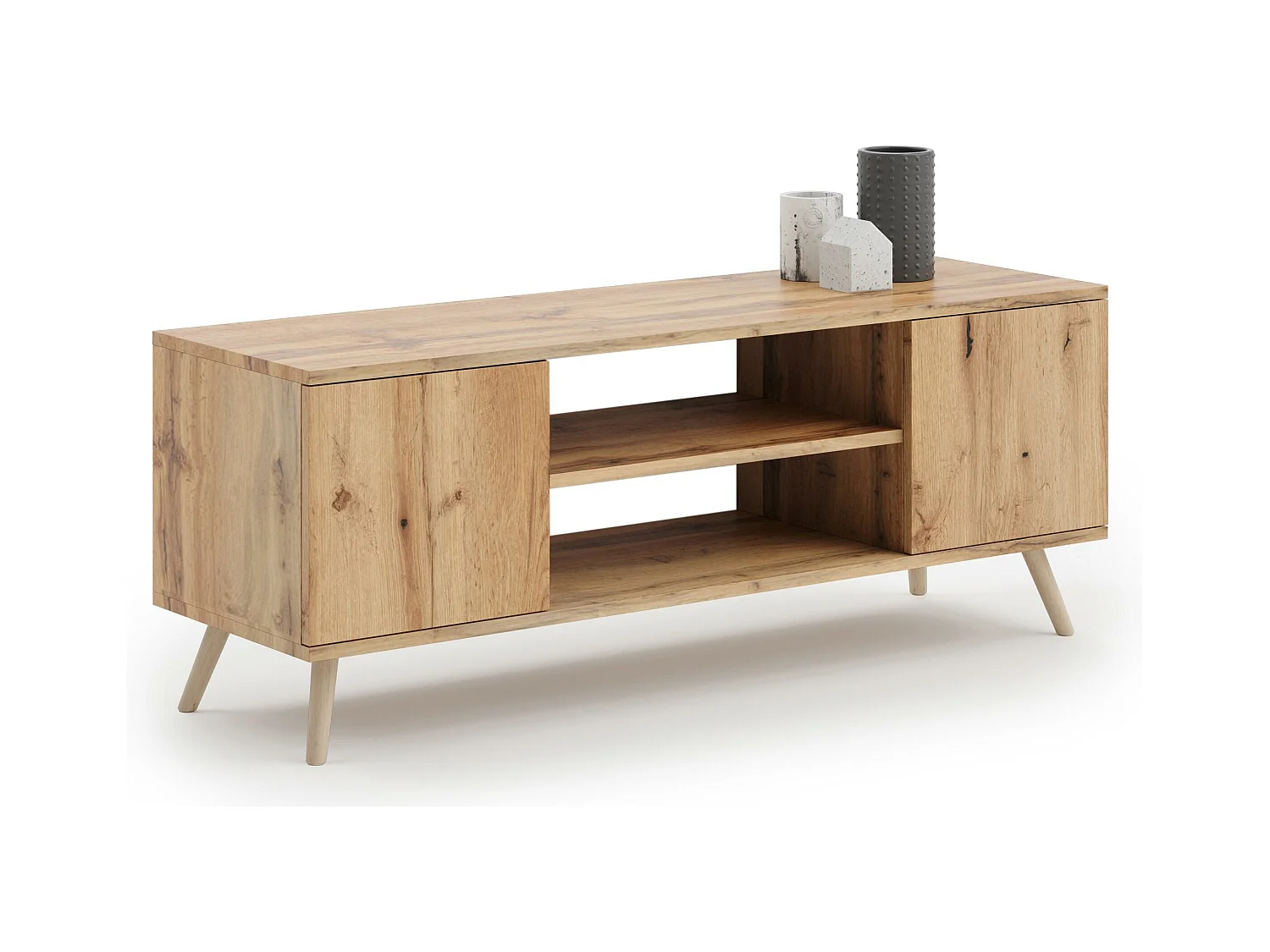 Meuble Tv FOCUS RTV155 2D 155x40x48 Naturel