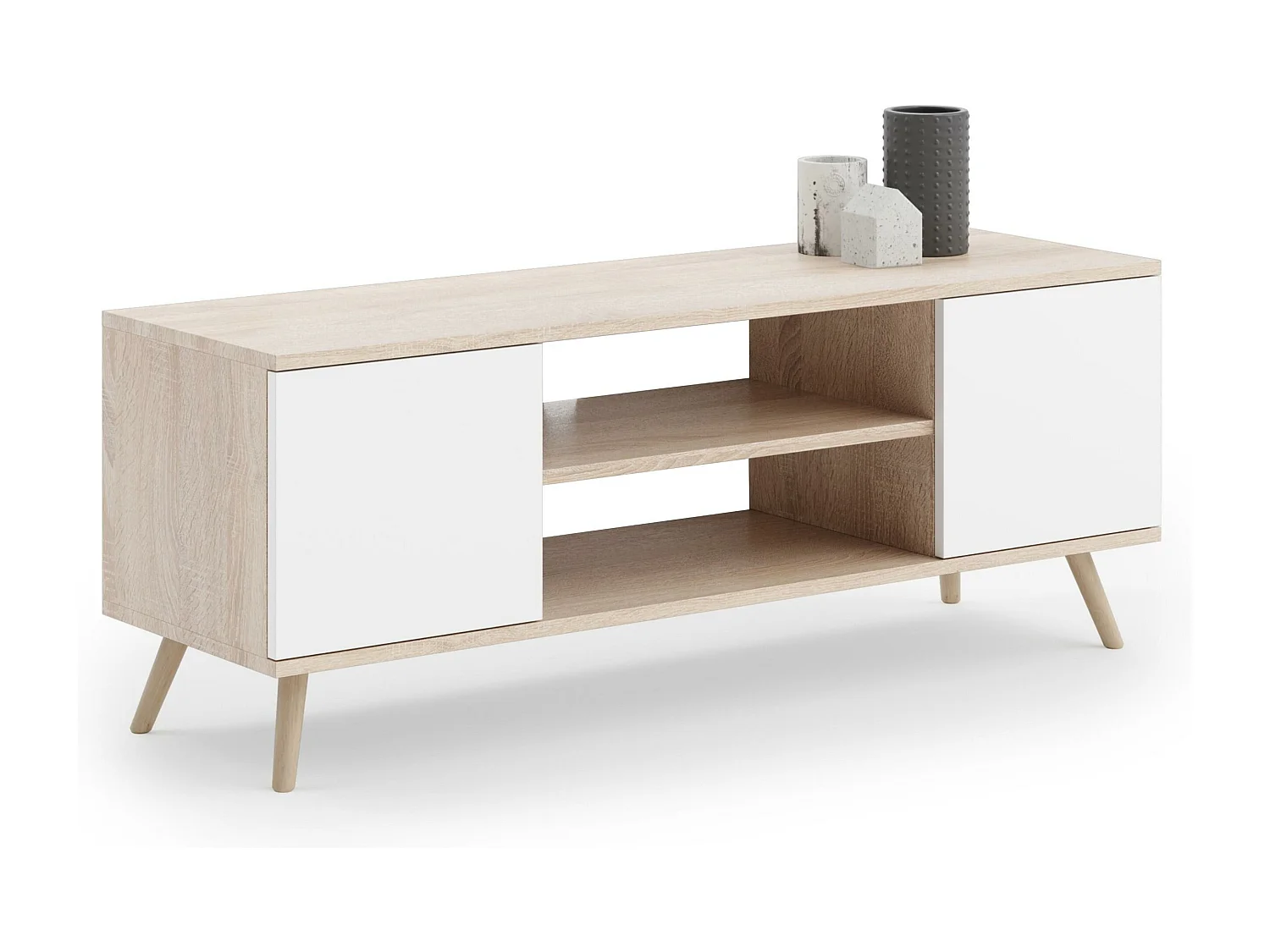 Tv Meubel FOCUS RTV155 2D 155x40x48 Beige