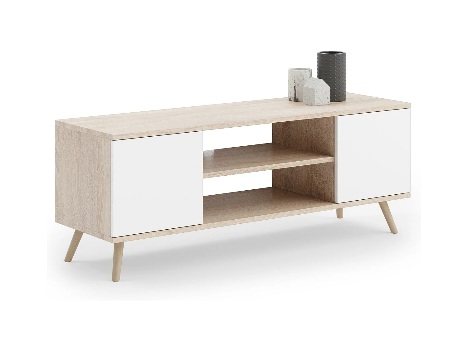 Tv Meubel FOCUS RTV155 2D 155x40x48 Beige