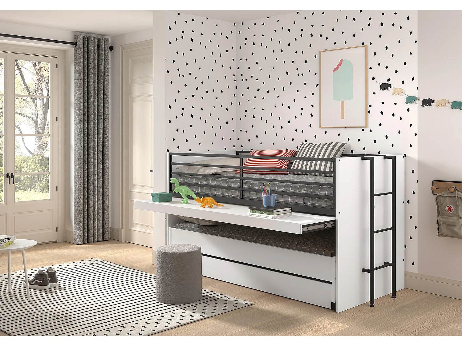 Beliche SAM BB005 90x200 cm Branco