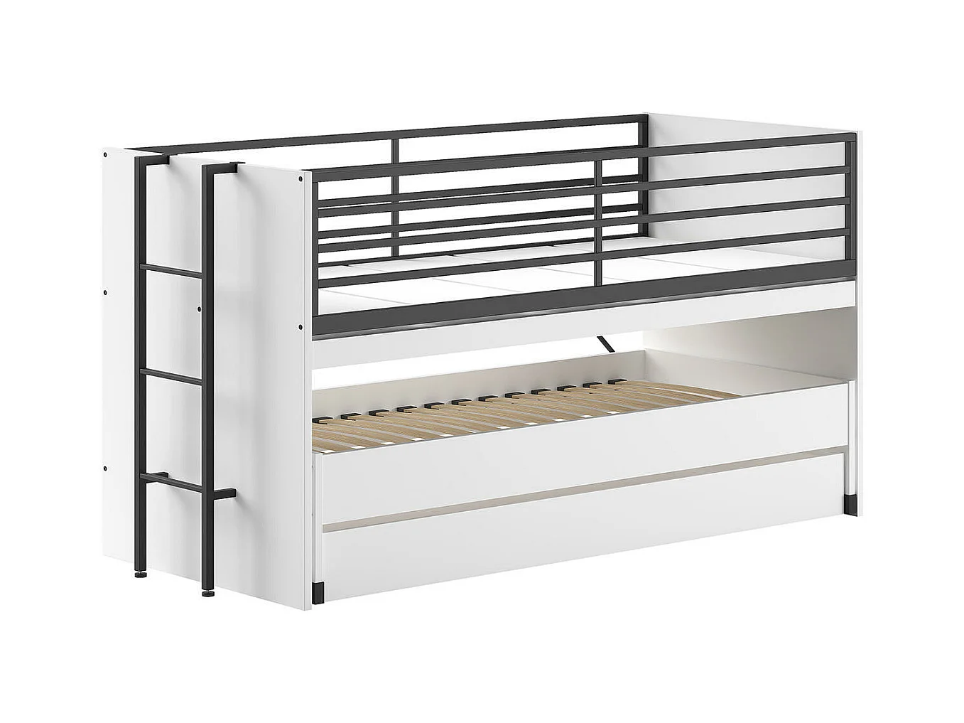 Lits superposés SAM BB005 90x200 cm Blanc