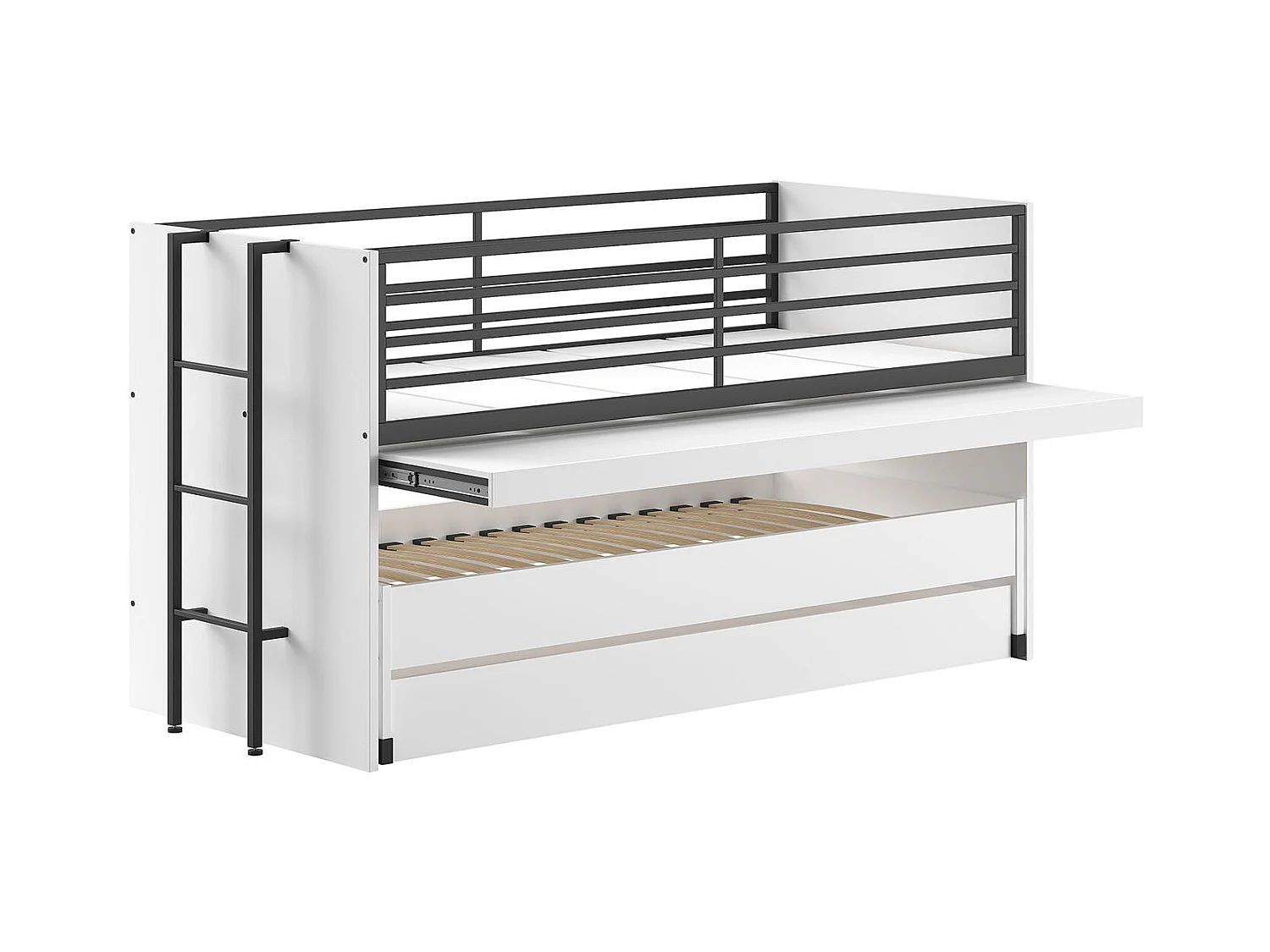 Lits superposés SAM BB005 90x200 cm Blanc