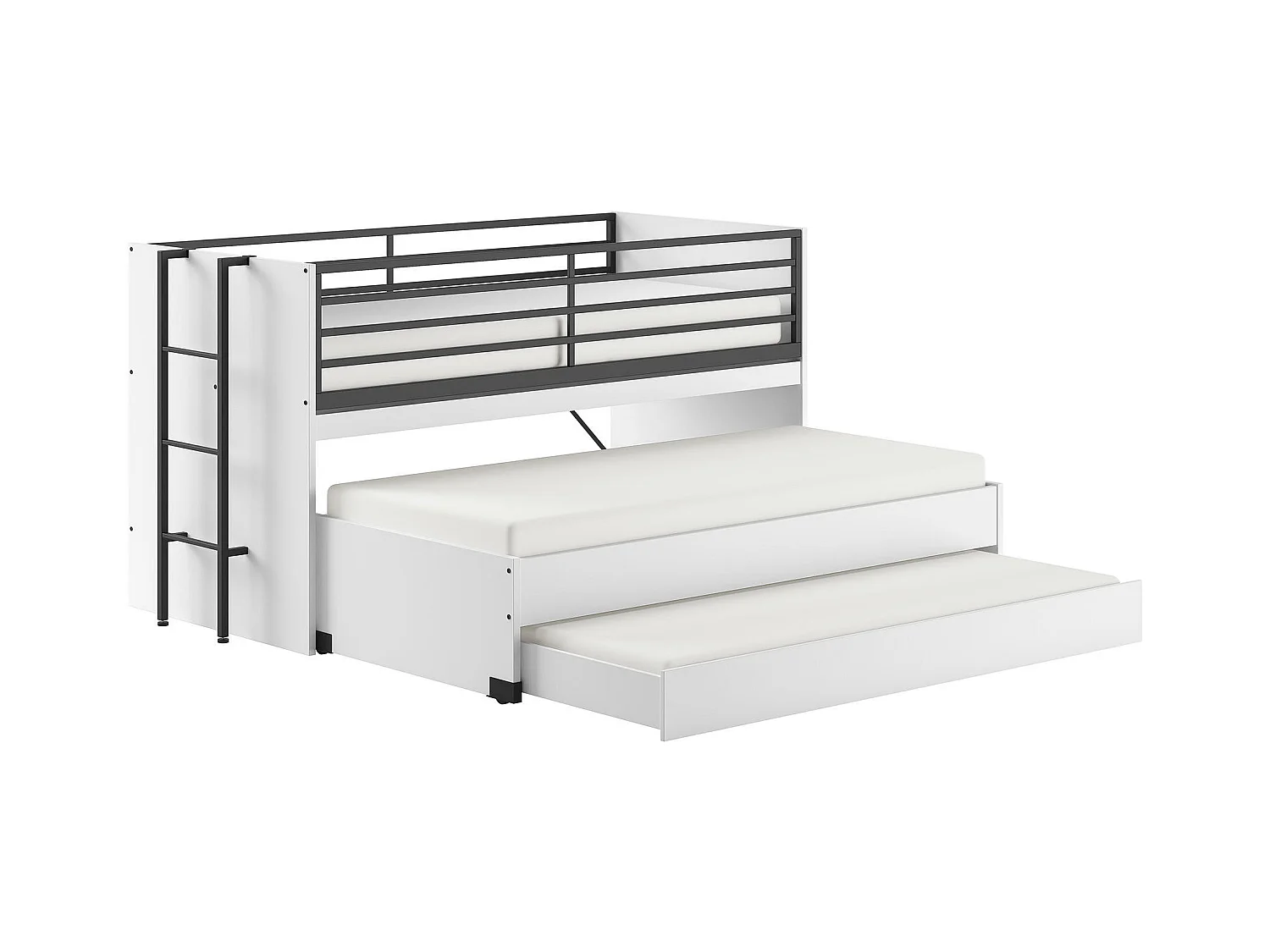 Lits superposés SAM BB005 90x200 cm Blanc
