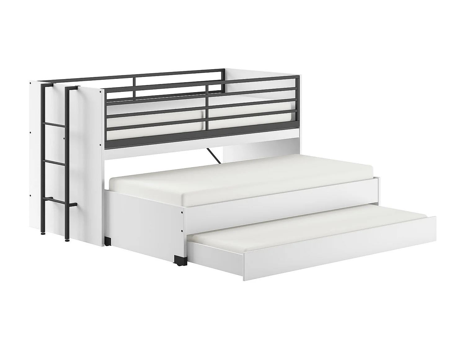 Lits superposés SAM BB005 90x200 cm Blanc