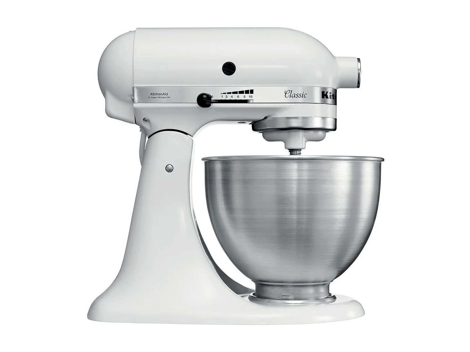 Kitchenaid Robot pâtissier multifonction 4,3l 275w blanc - 5k45ssewh