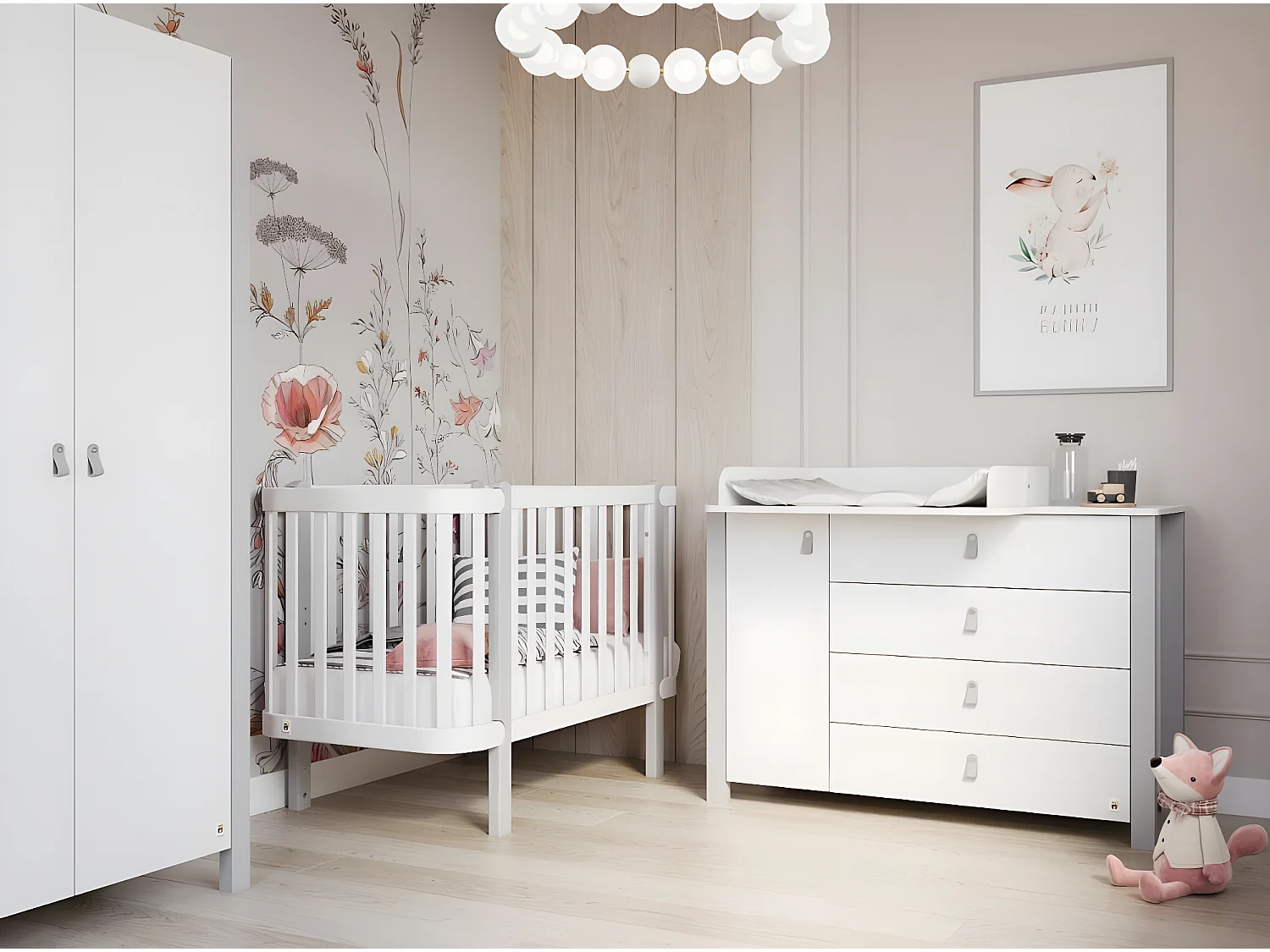 Lettino ETUDE BC 67x125x89 Grigio