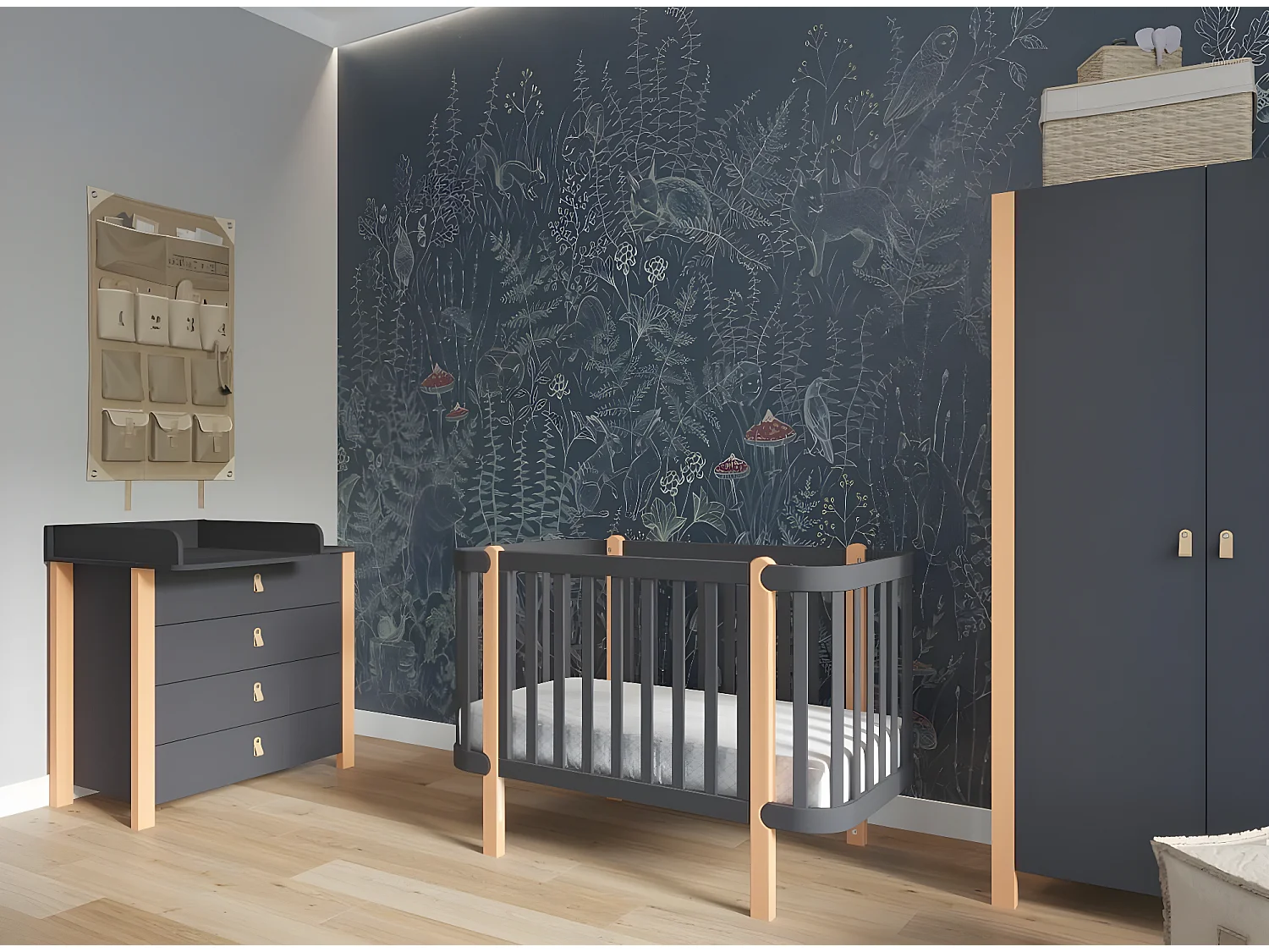 Berço ETUDE BC 67x125x89 Preto