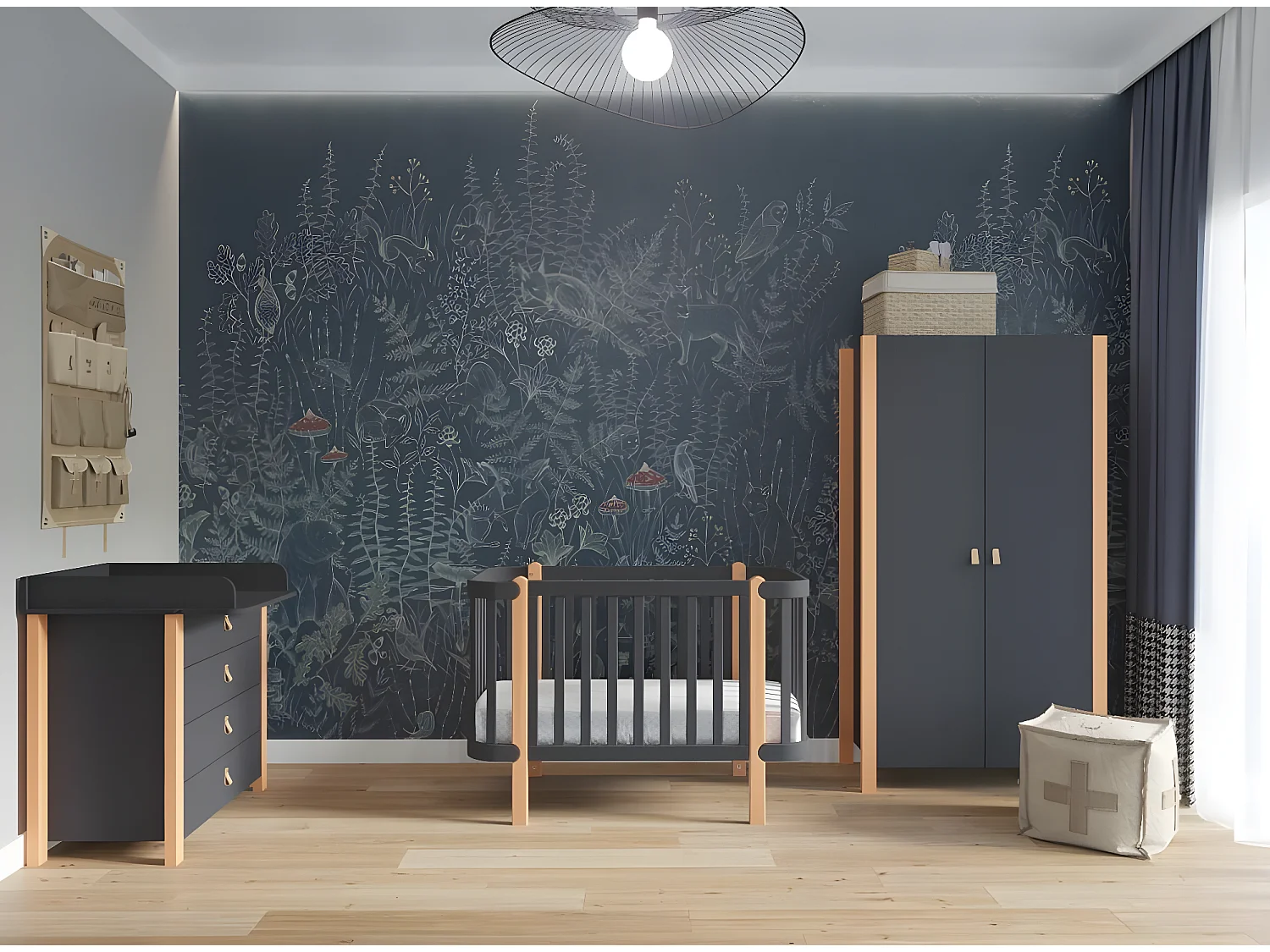 Berço ETUDE BC 67x125x89 Preto