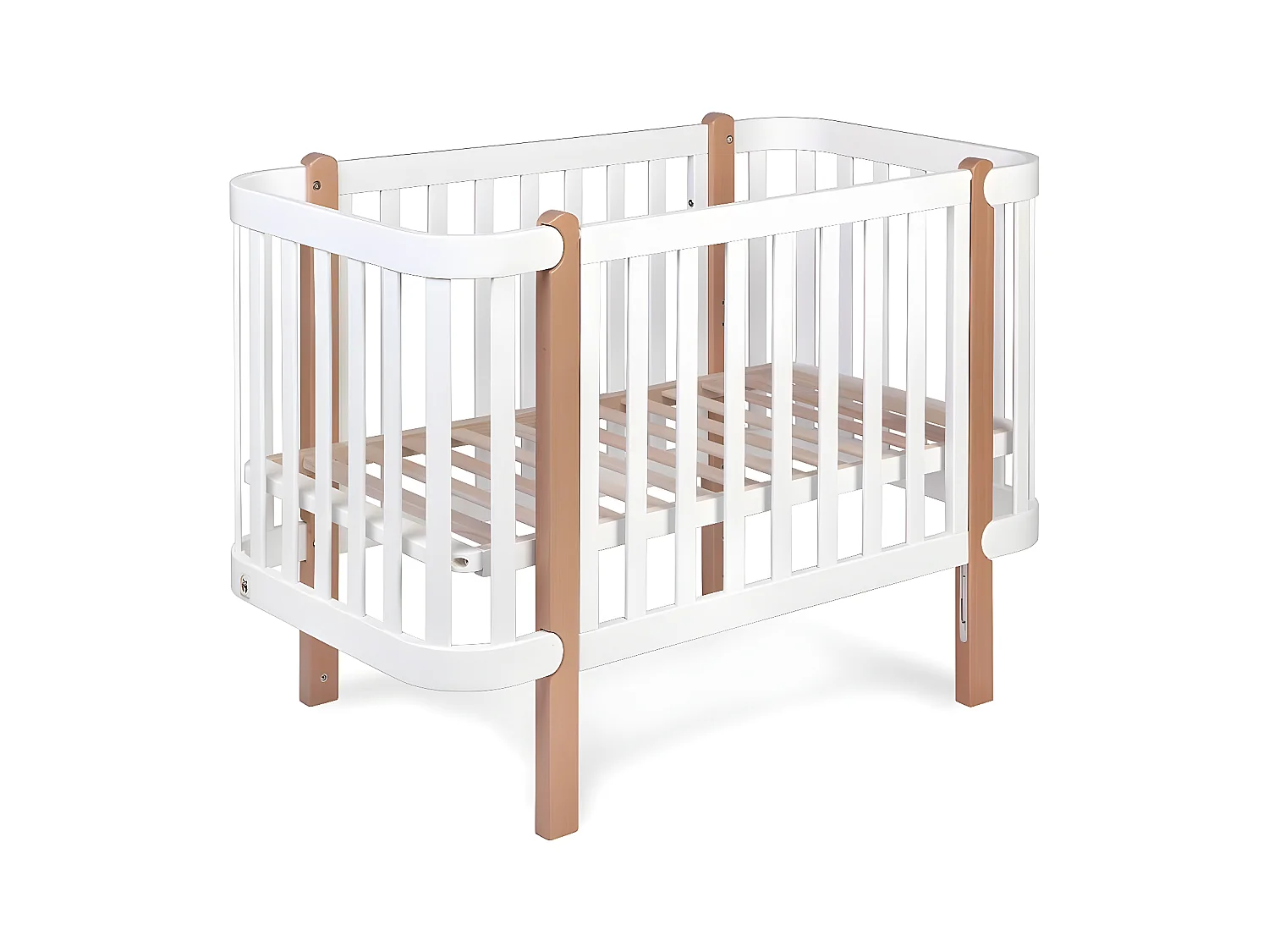 Lit Bébé ETUDE BC 67x125x89 Blanc