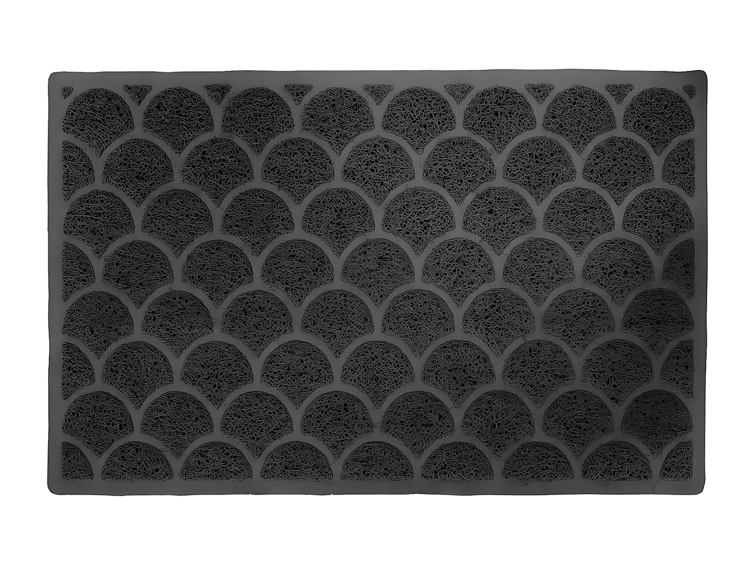 Tapis d'Entrée "Luna" 43x75cm Noir