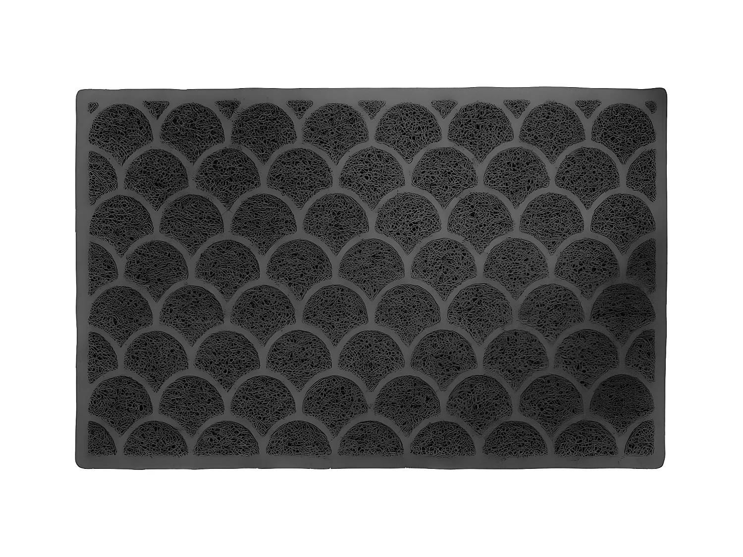 Tapis d'Entrée "Luna" 43x75cm Noir