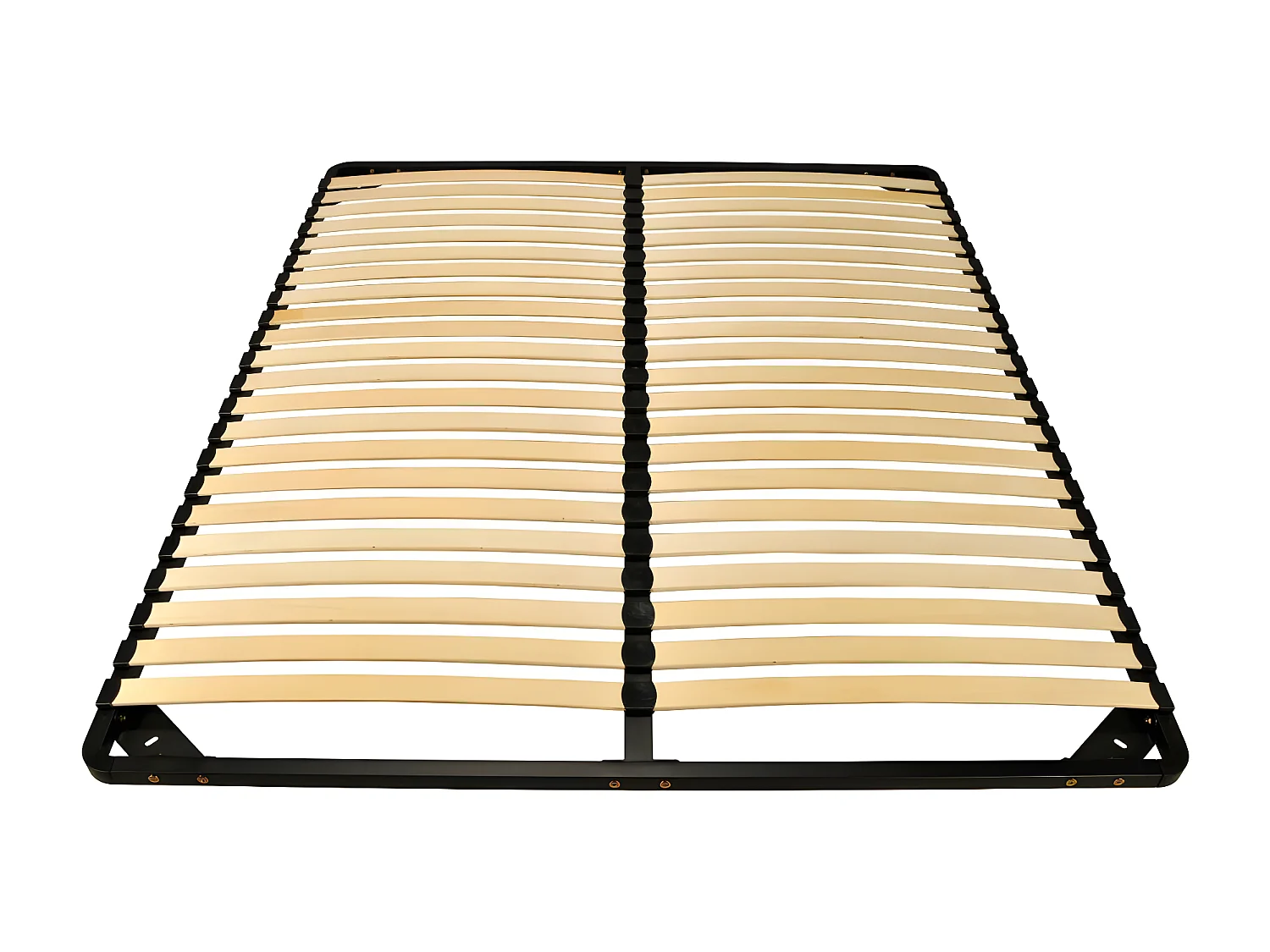 Sommier Métal RENO22 160x200+ 1 pied amovible / Noir