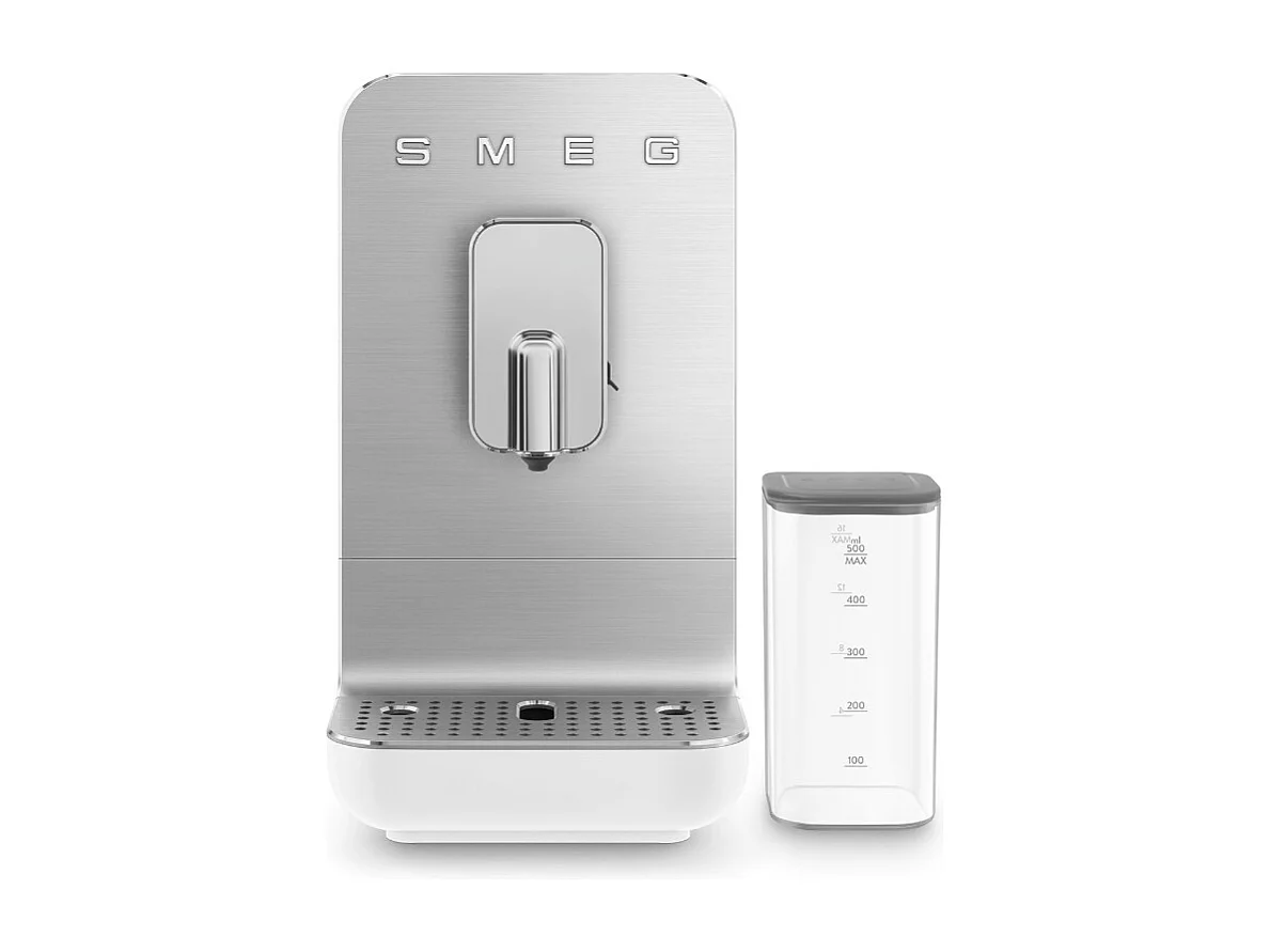 Automatische espressomachine Smeg BCC13 WHMEU met geïntegreerde koffiemolen en One Touch-functie - 19 bar Wit