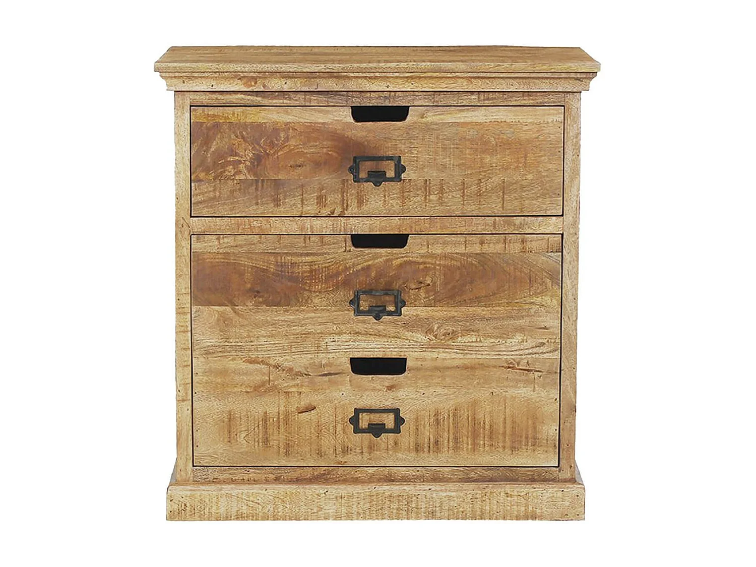 VALMON - Meuble Rangement Bar 2 Tiroirs avec Compartiment Range-Bouteilles