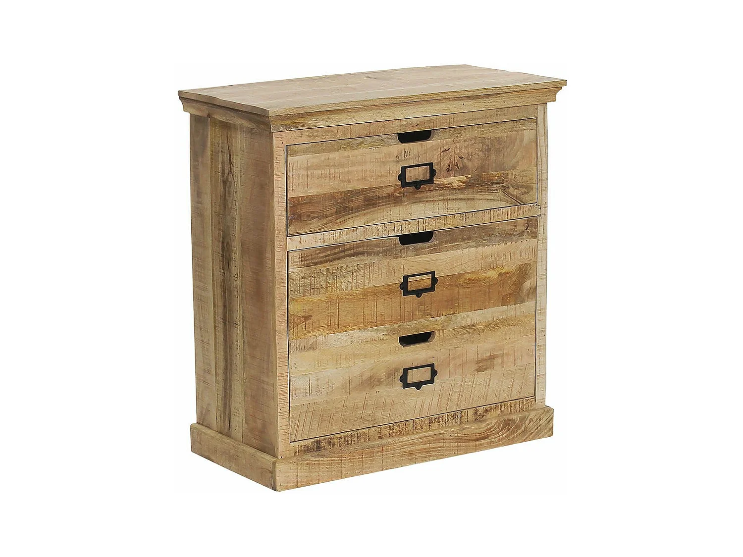 VALMON - Meuble Rangement Bar 2 Tiroirs avec Compartiment Range-Bouteilles