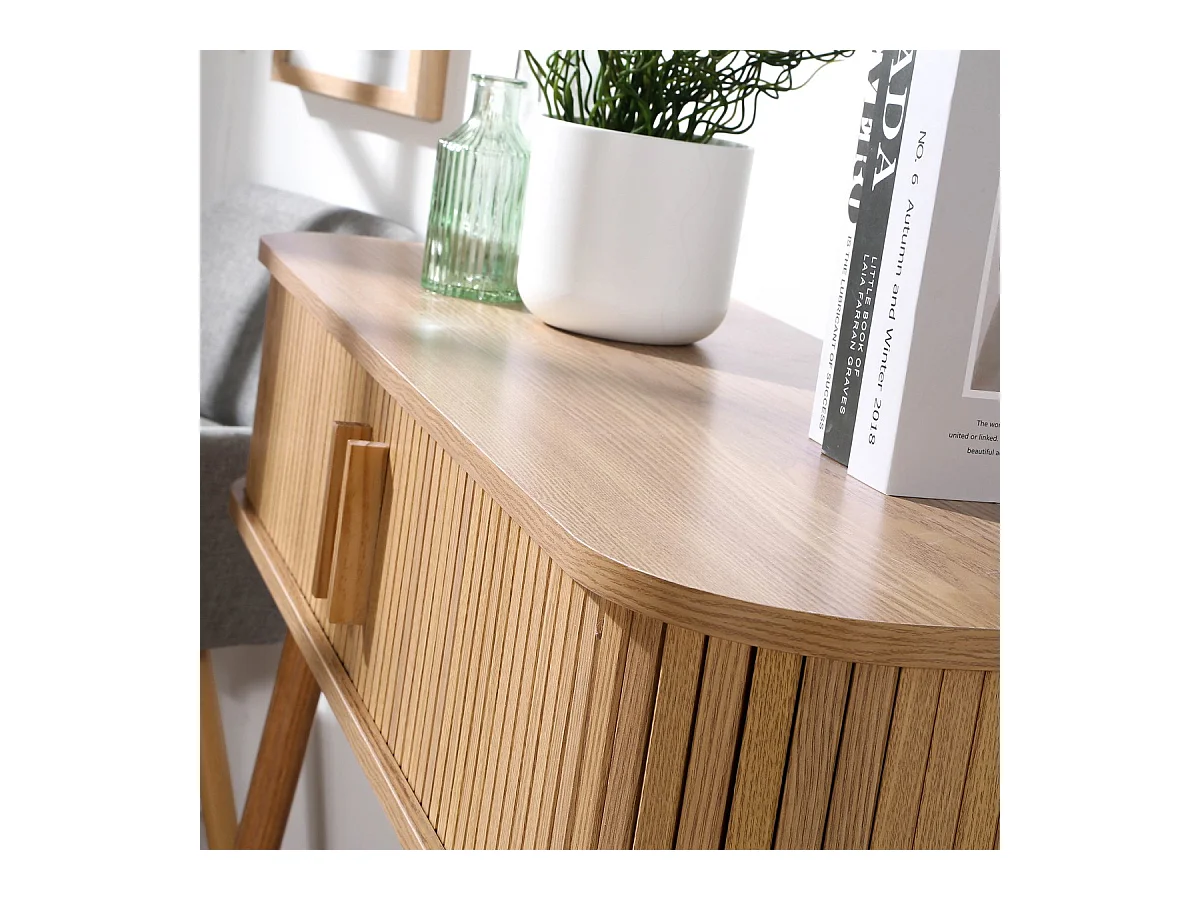 Console 2 portes coulissantes L100 cm - ERNEST
