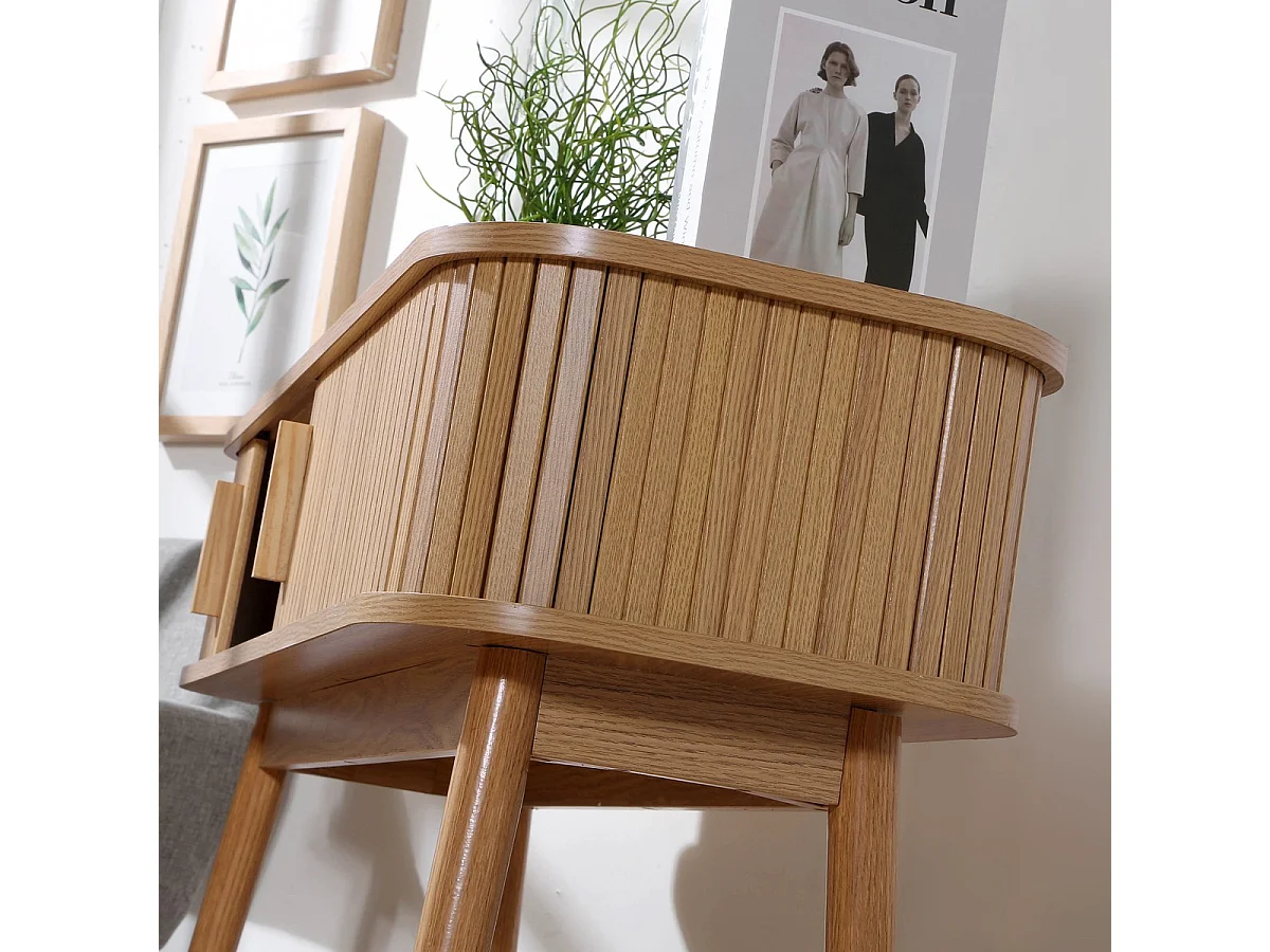 Console 2 portes coulissantes L100 cm - ERNEST