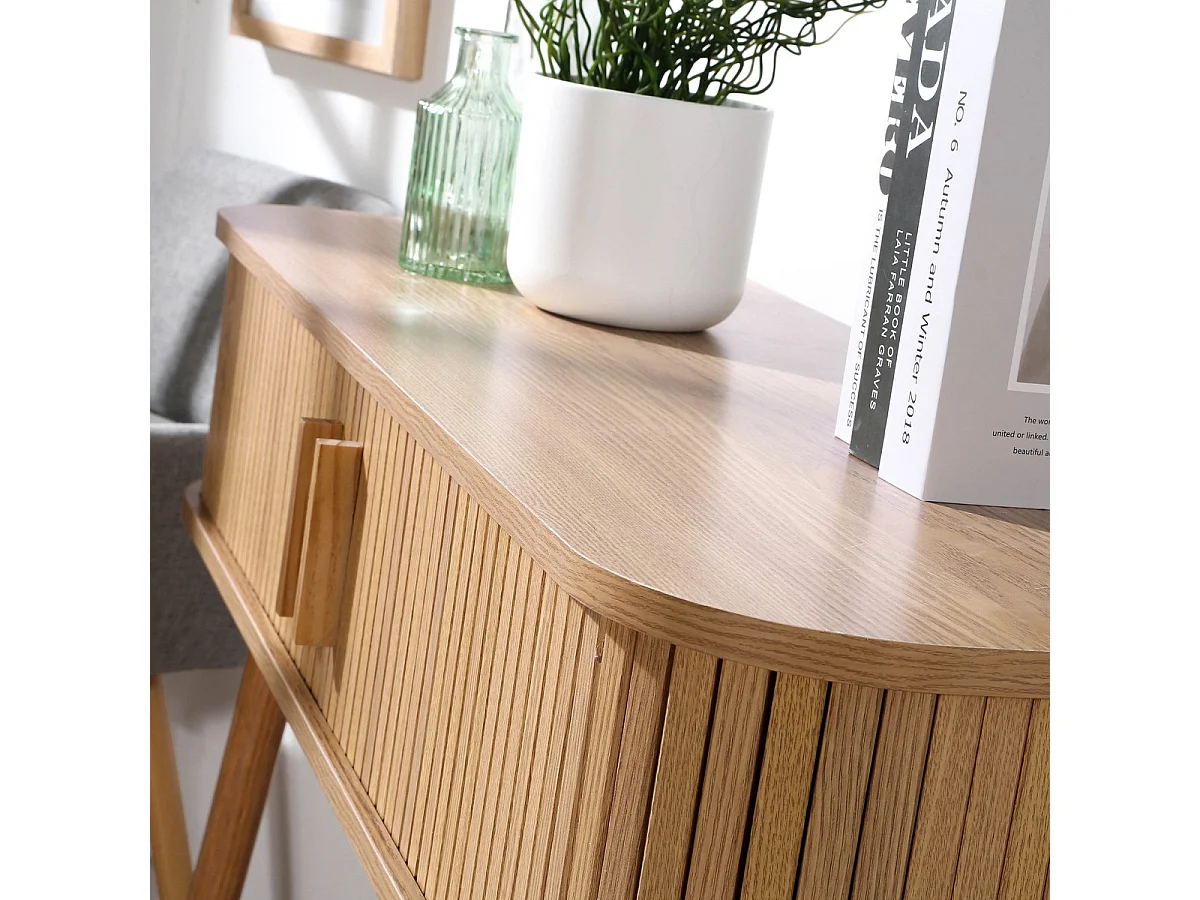 Console 2 portes coulissantes L100 cm - ERNEST