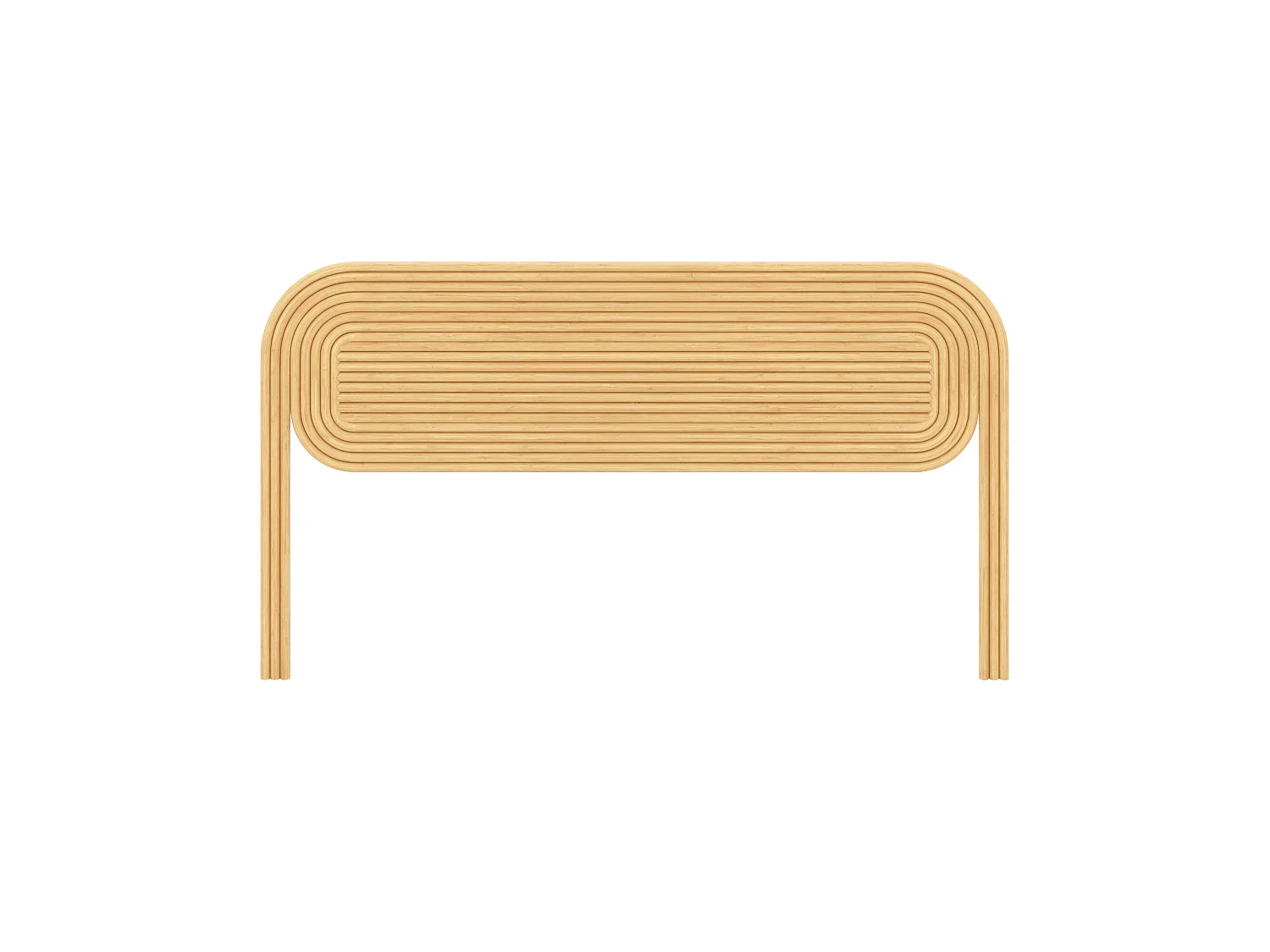 Tête de lit en rotin naturel 160 cm - Paloma