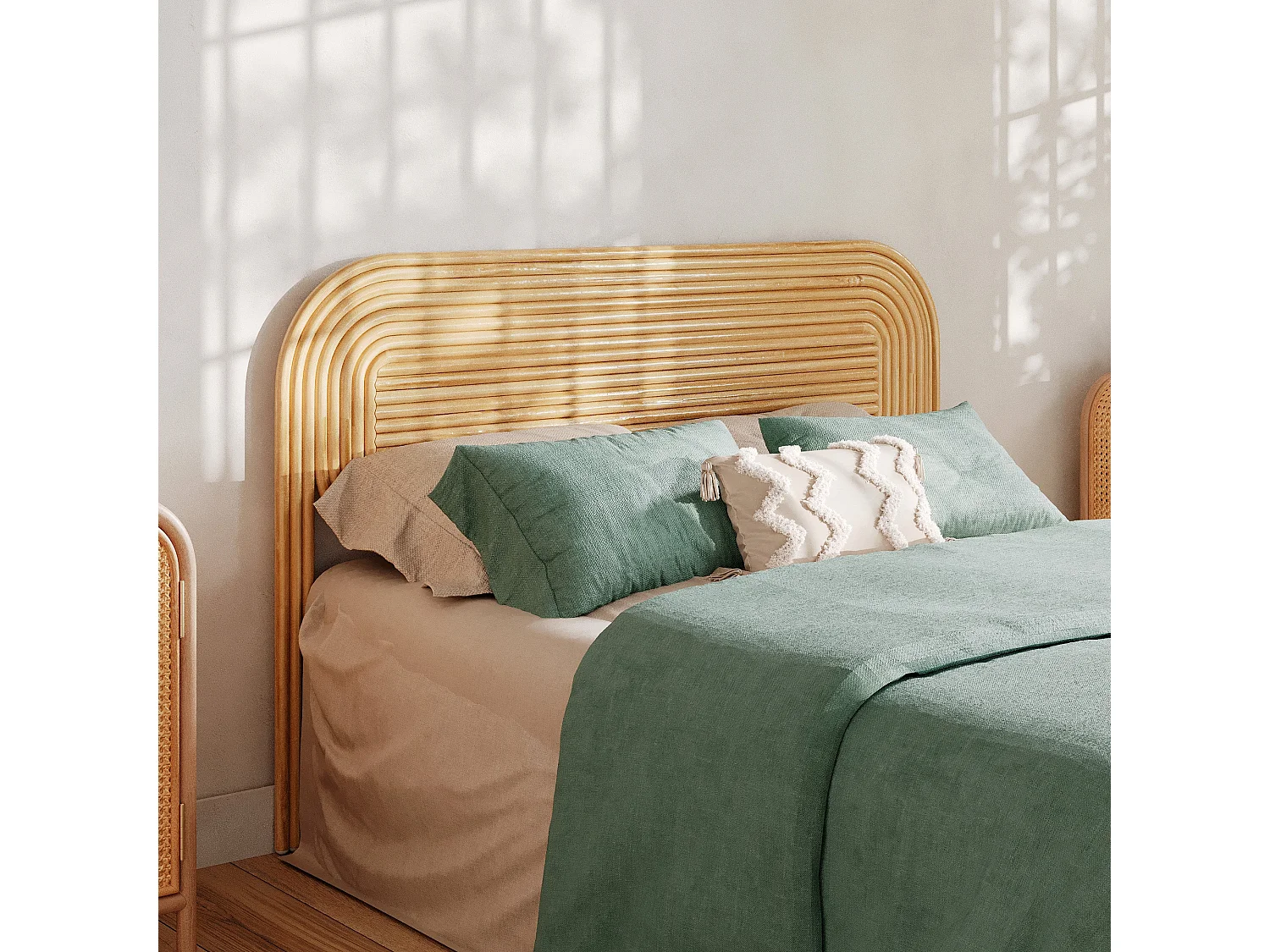 Tête de lit en rotin 140 cm - Paloma