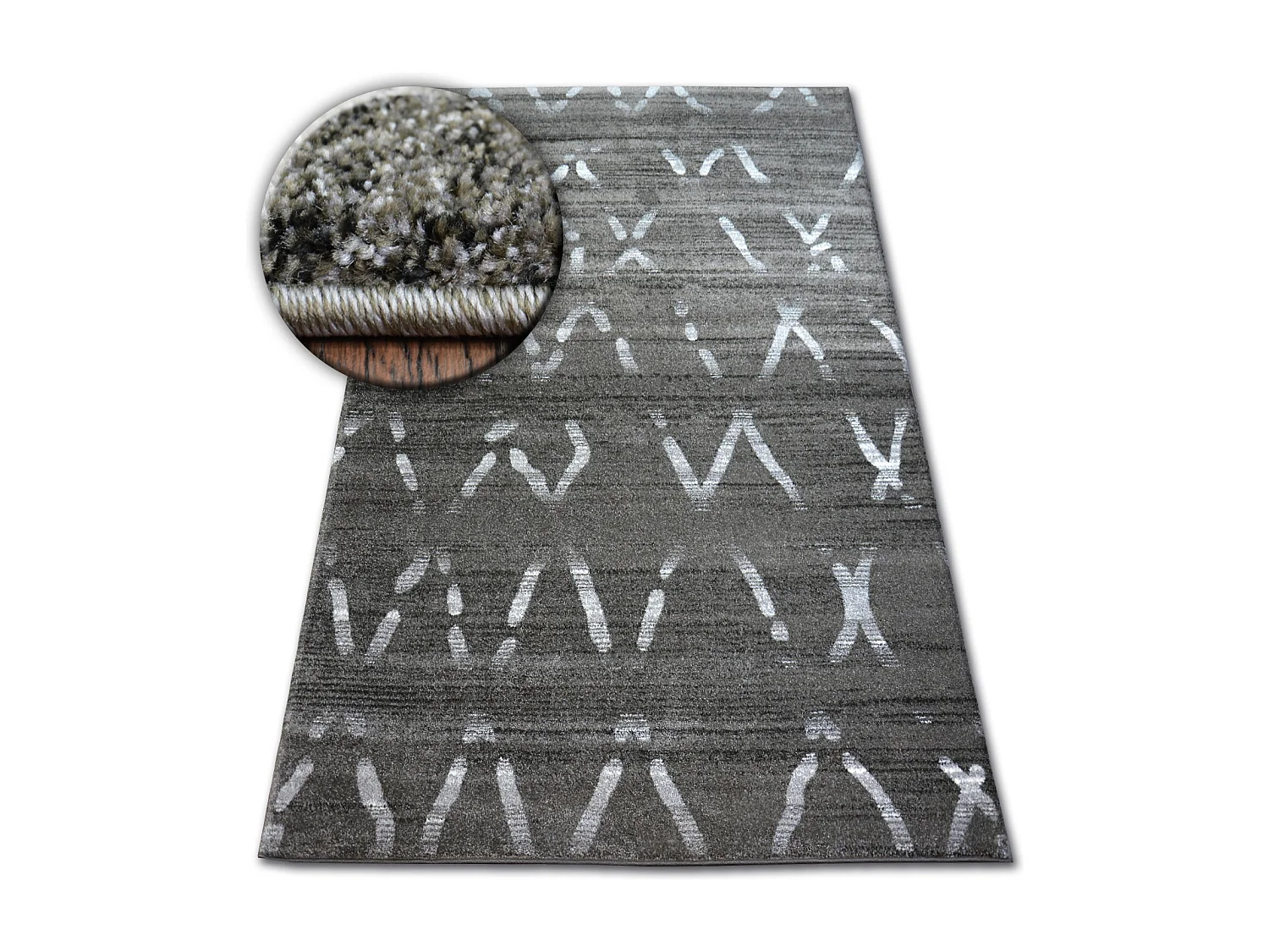 Tapis SHADOW 9529 visone / blanc 120x170 cm