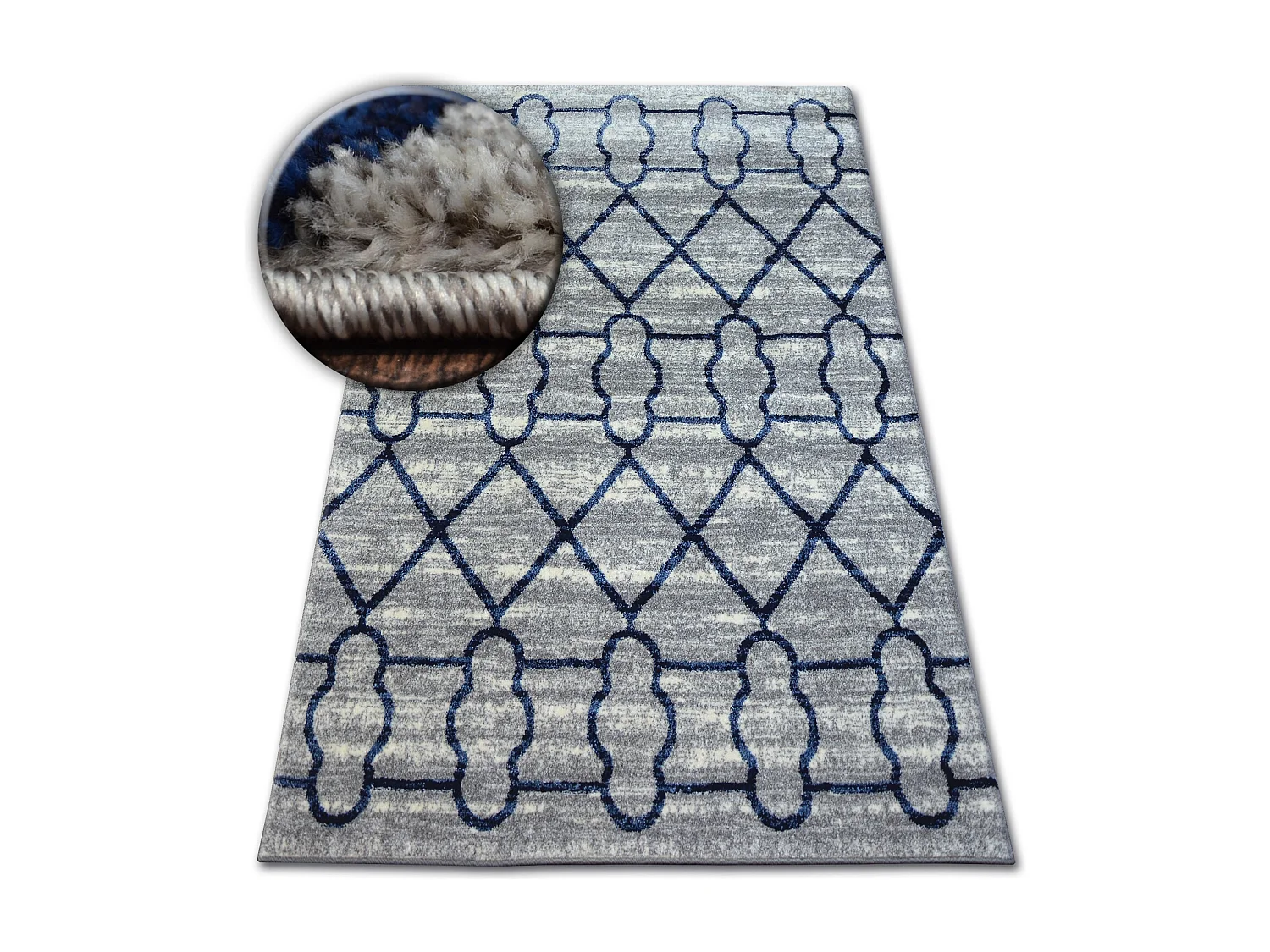 Tapete SHADOW 9496 l.cinzento/ branco 240x330 cm