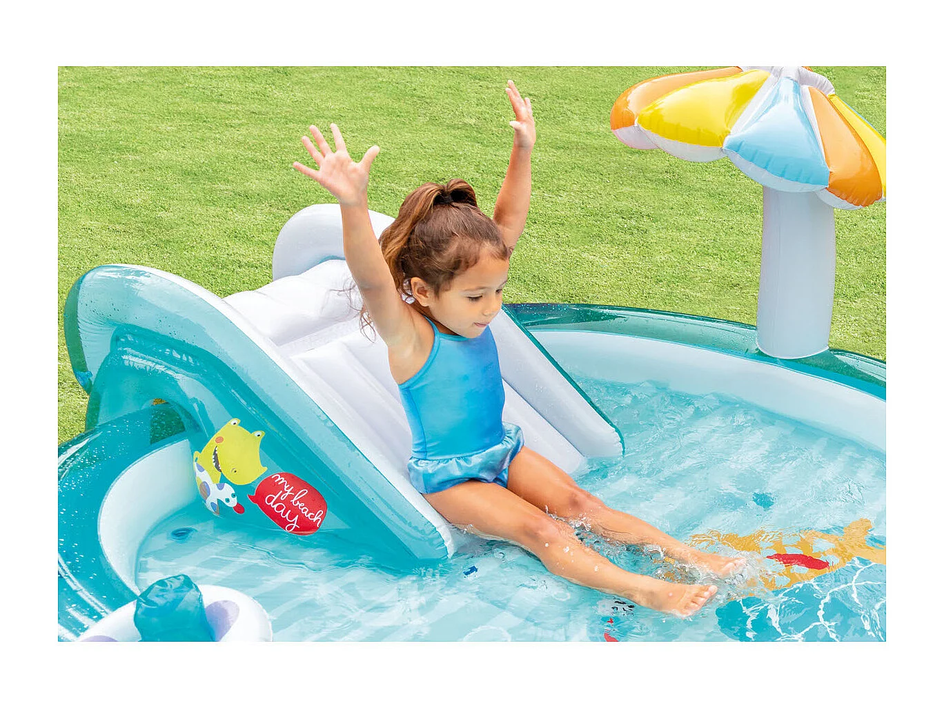 Aufblasbarer Spielplatz Alligator - Intex