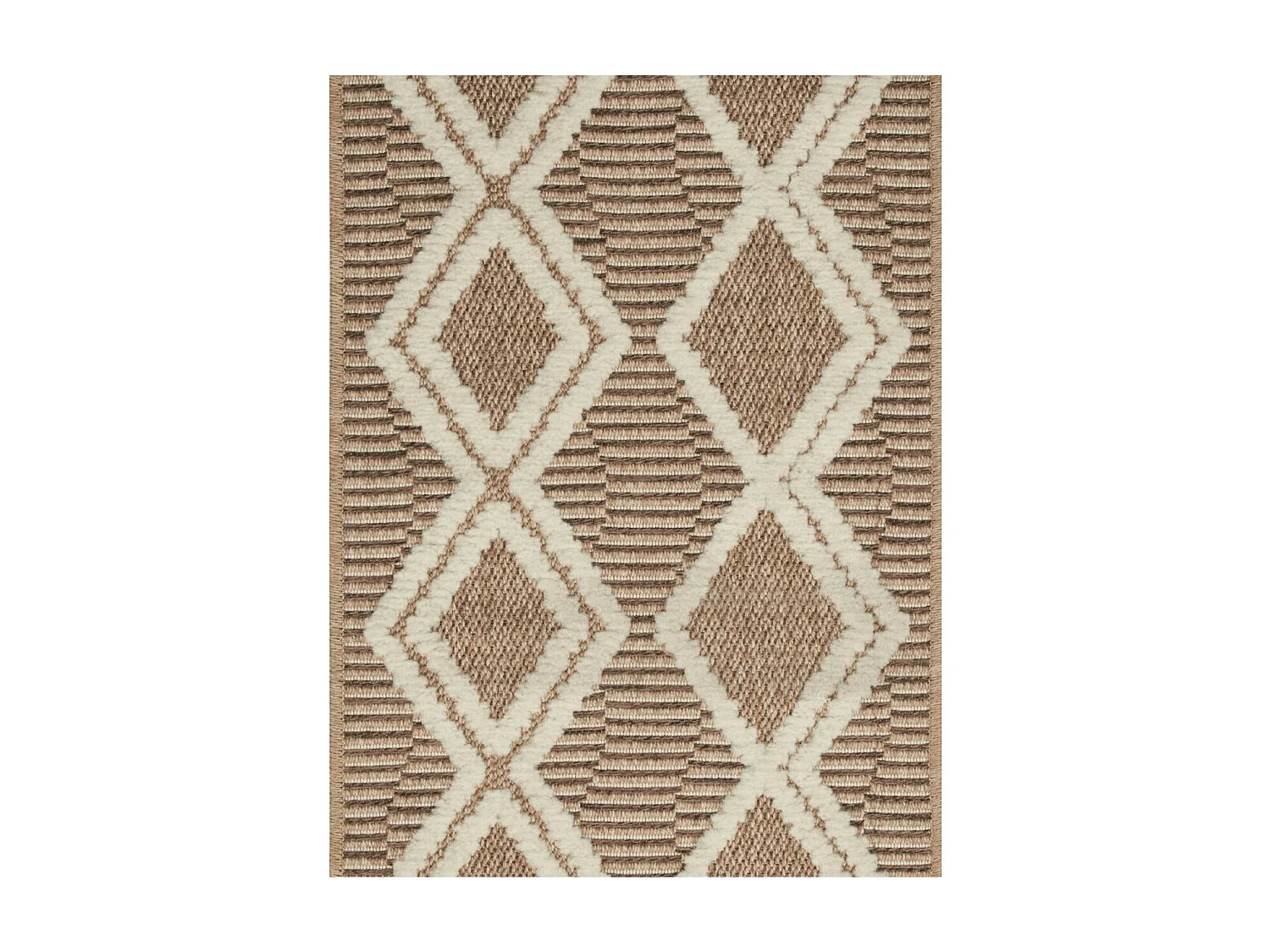 Tapis extérieur - 60x90cm - multicolore - 100% polypropylène résistant aux UV - 1400gr/m² - ISLA