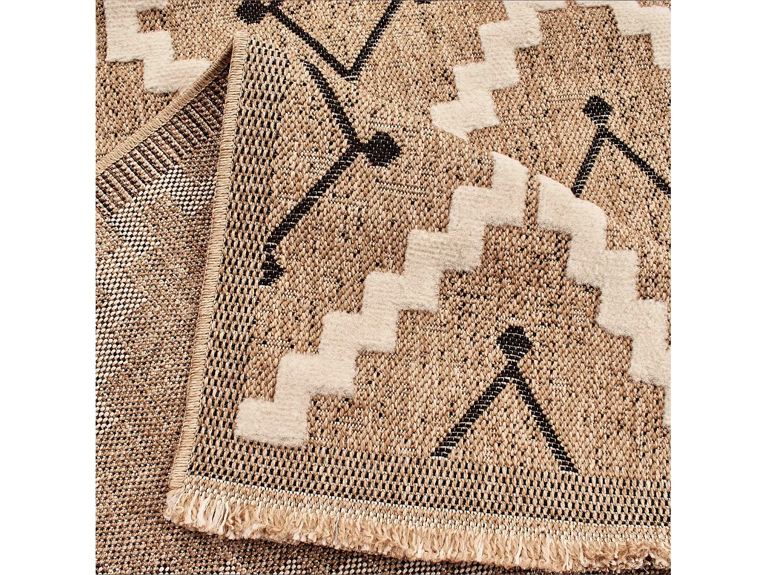 Tapis extérieur - 60x90cm - multicolore - 100% polypropylène résistant aux UV - 1400gr/m² - TYSEN