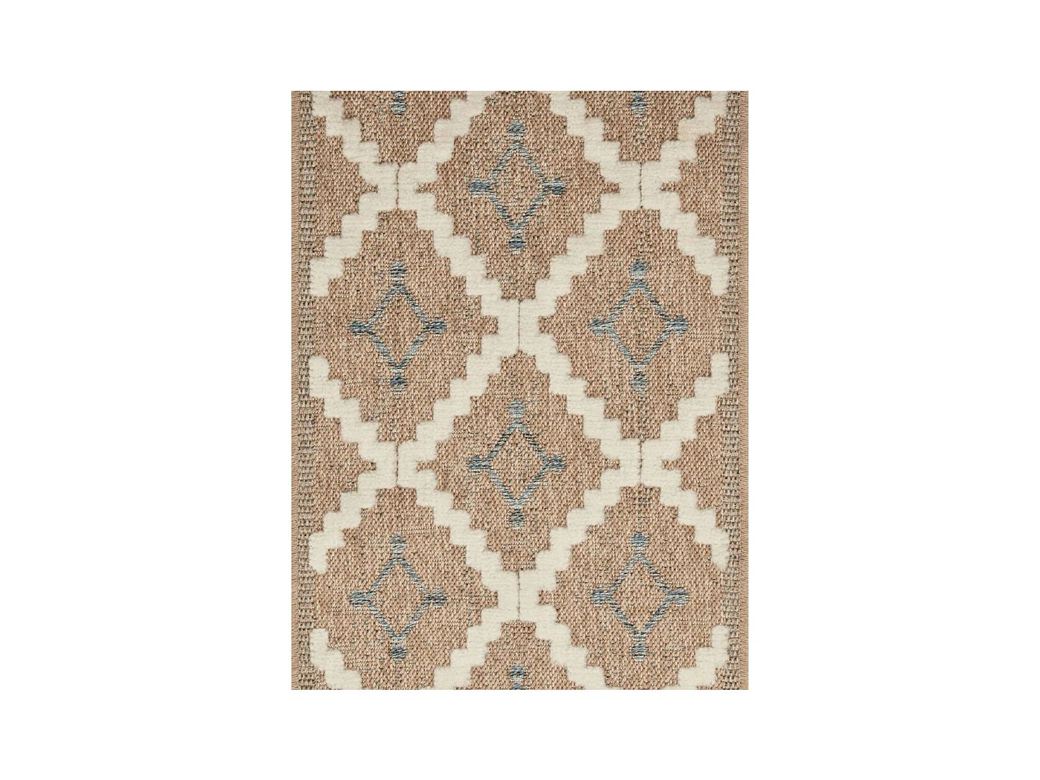 Tapis extérieur - 120x170cm - multicolore - 100% polypropylène résistant aux UV - 1400gr/m² - BLERRY