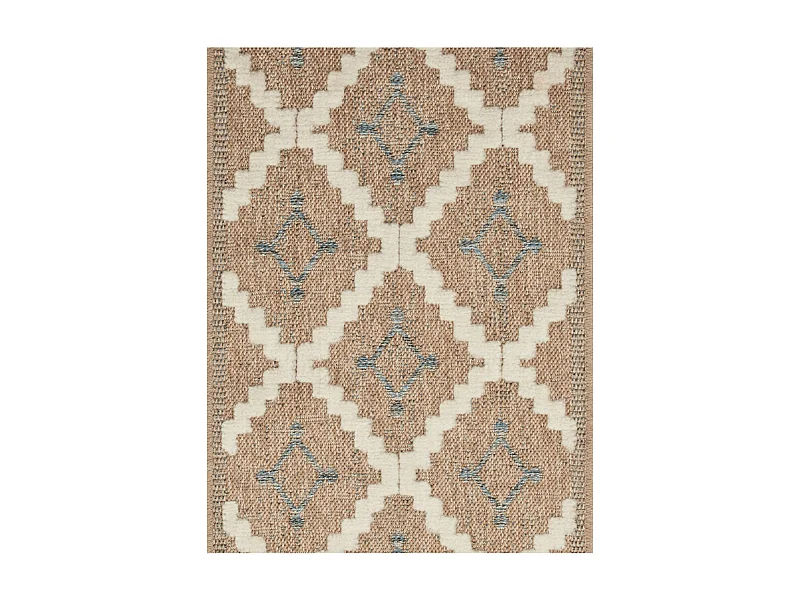 Tapis extérieur - 120x170cm - multicolore - 100% polypropylène résistant aux UV - 1400gr/m² - BLERRY