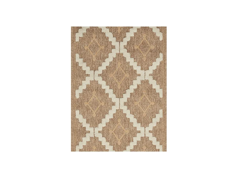 Tapis extérieur - 60x90cm - multicolore - 100% polypropylène résistant aux UV - 1400gr/m² - TECA