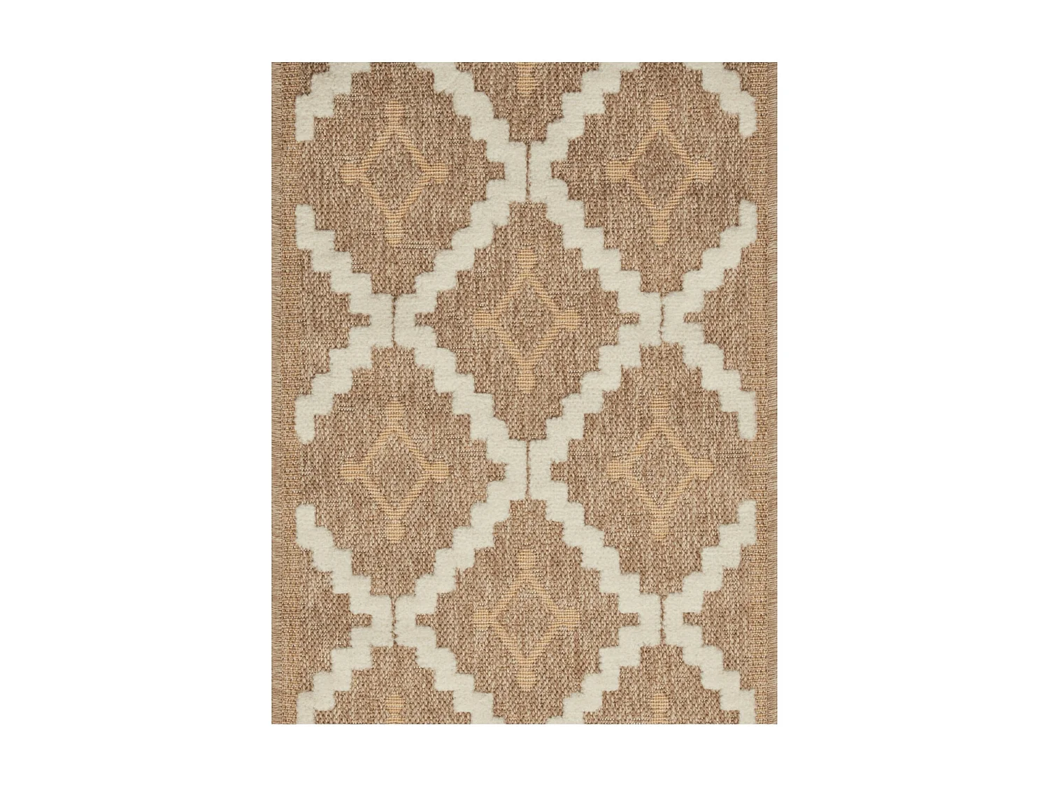 Tapis extérieur - 60x90cm - multicolore - 100% polypropylène résistant aux UV - 1400gr/m² - TECA