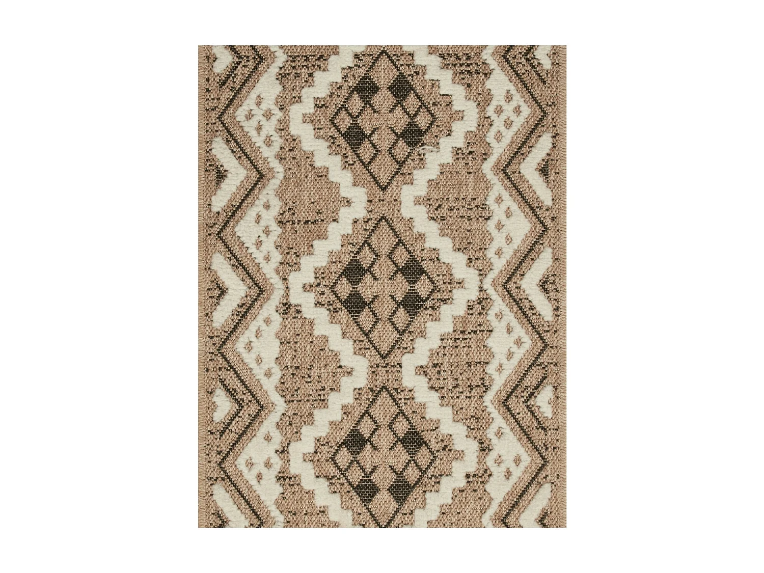 Tapis extérieur - 60x180cm - multicolore - 100% polypropylène résistant aux UV - 1400gr/m² - TALOC