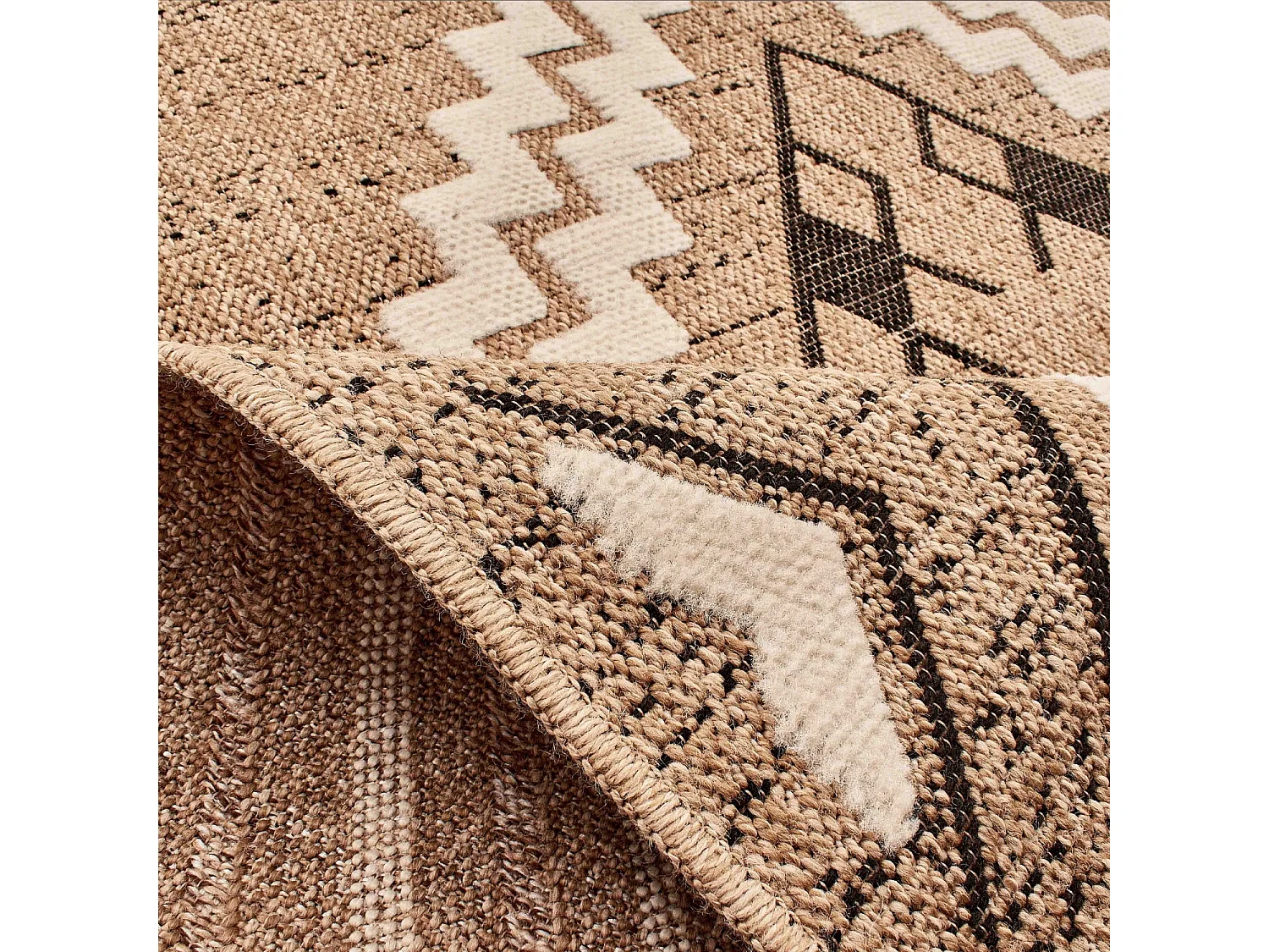 Tapis extérieur - 60x180cm - multicolore - 100% polypropylène résistant aux UV - 1400gr/m² - TALOC