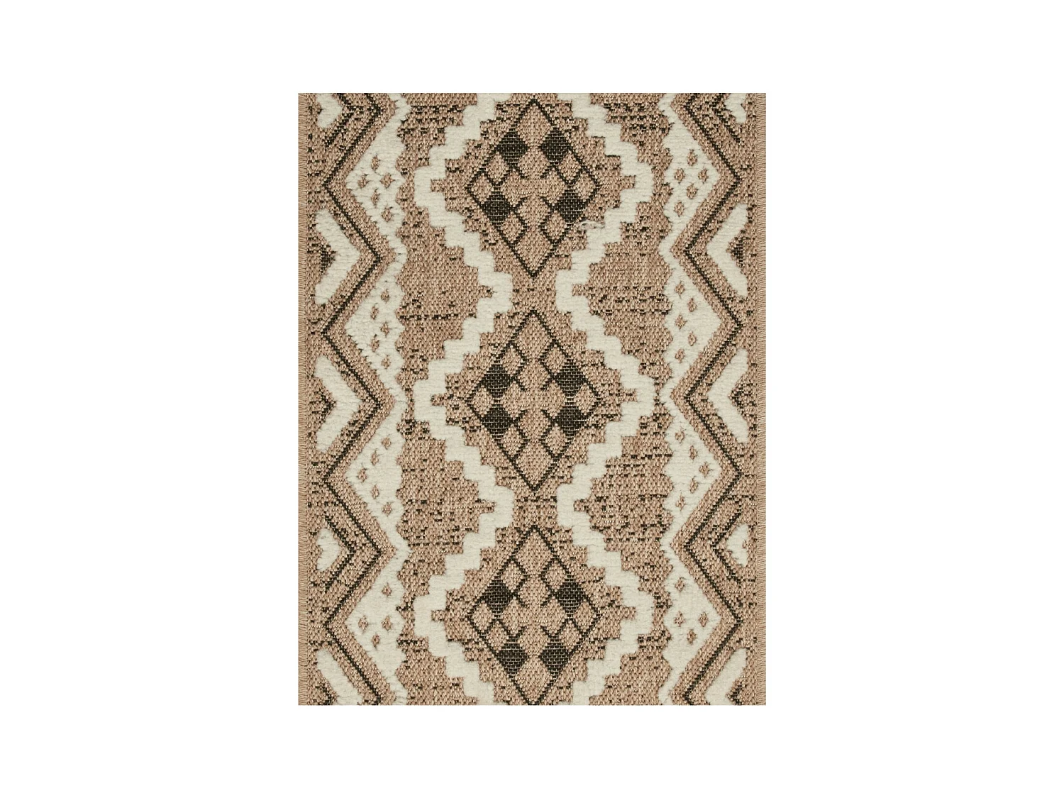 Tapis extérieur - 60x180cm - multicolore - 100% polypropylène résistant aux UV - 1400gr/m² - TALOC