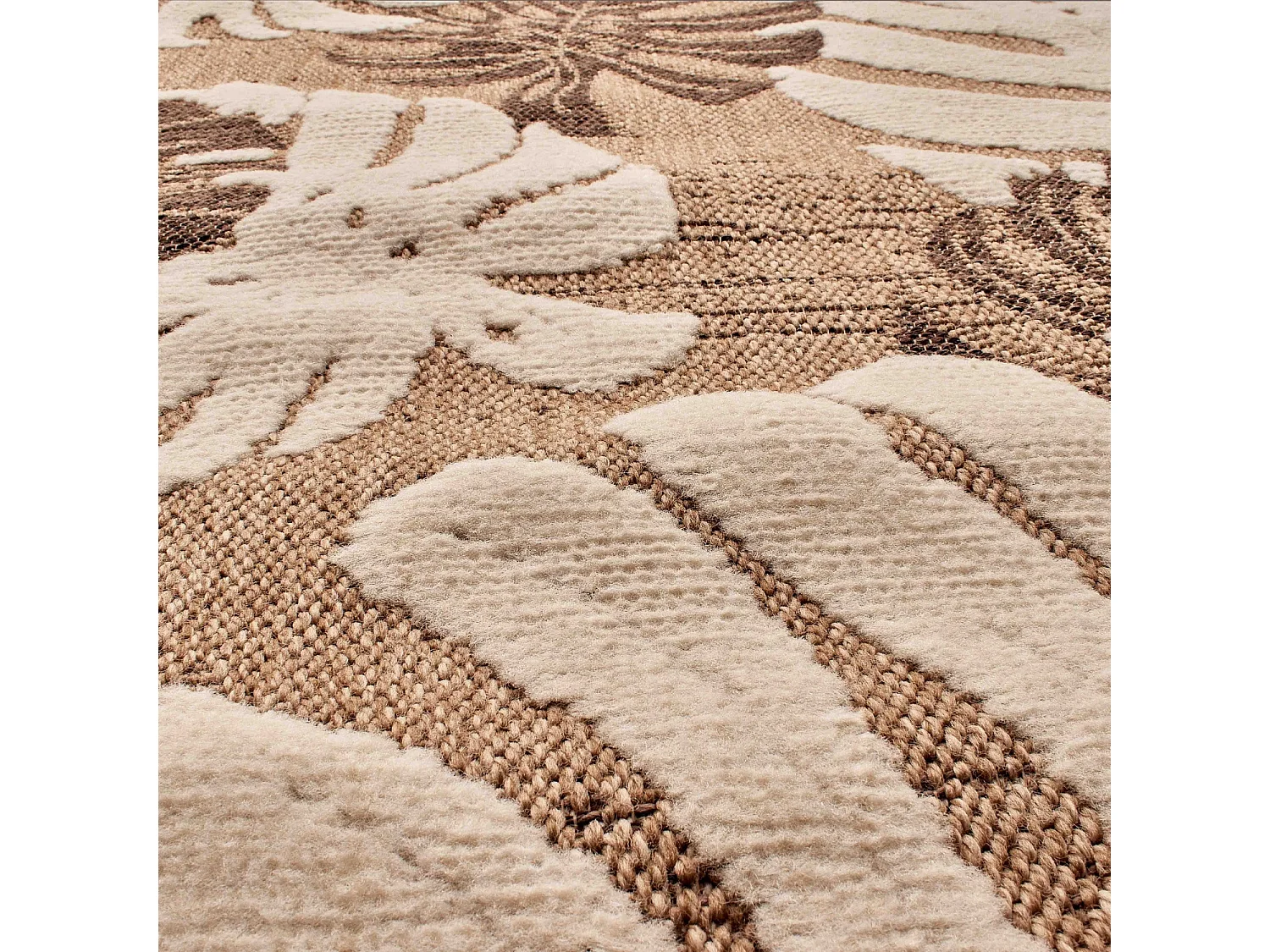 Tapis extérieur - 60x180cm - multicolore - 100% polypropylène résistant aux UV - 1400gr/m² - LIANE