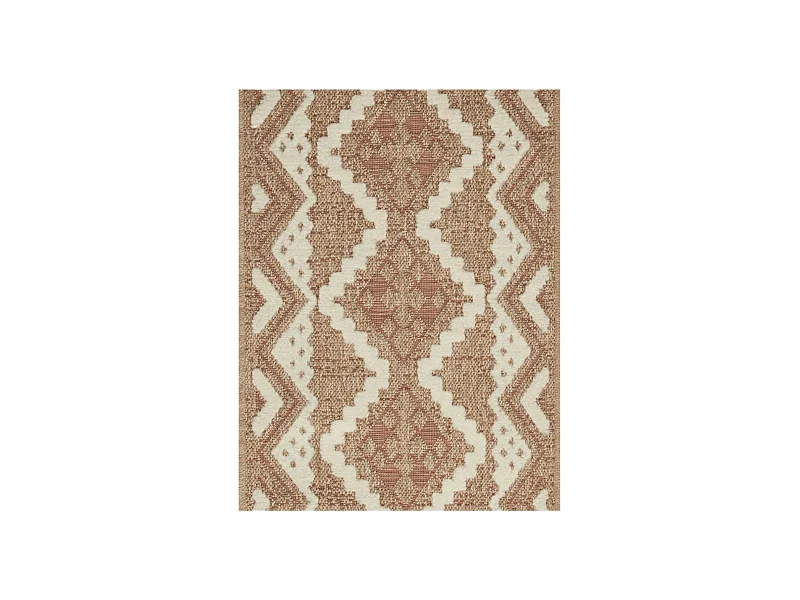 Tapis extérieur - 60x90cm - multicolore- 100% polypropylène résistant aux UV - 1400gr/m² - IZEL