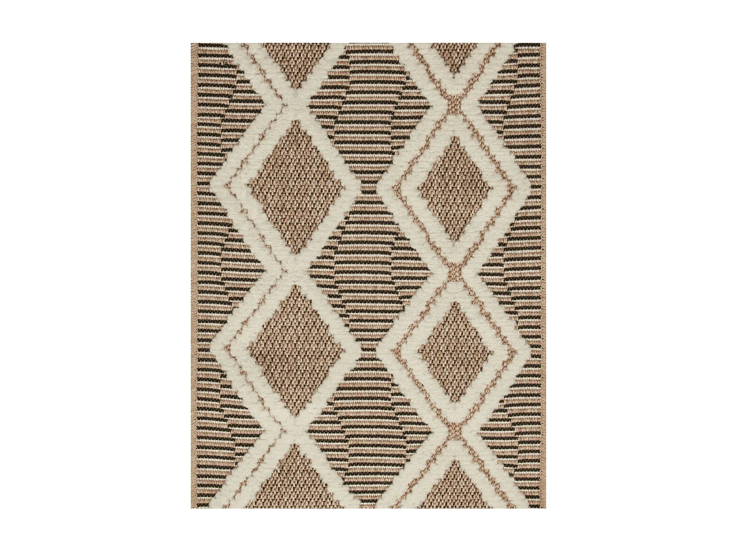 Tapis extérieur - 160x230cm - multicolore - 100% polypropylène résistant aux UV - 1400gr/m² - MIR